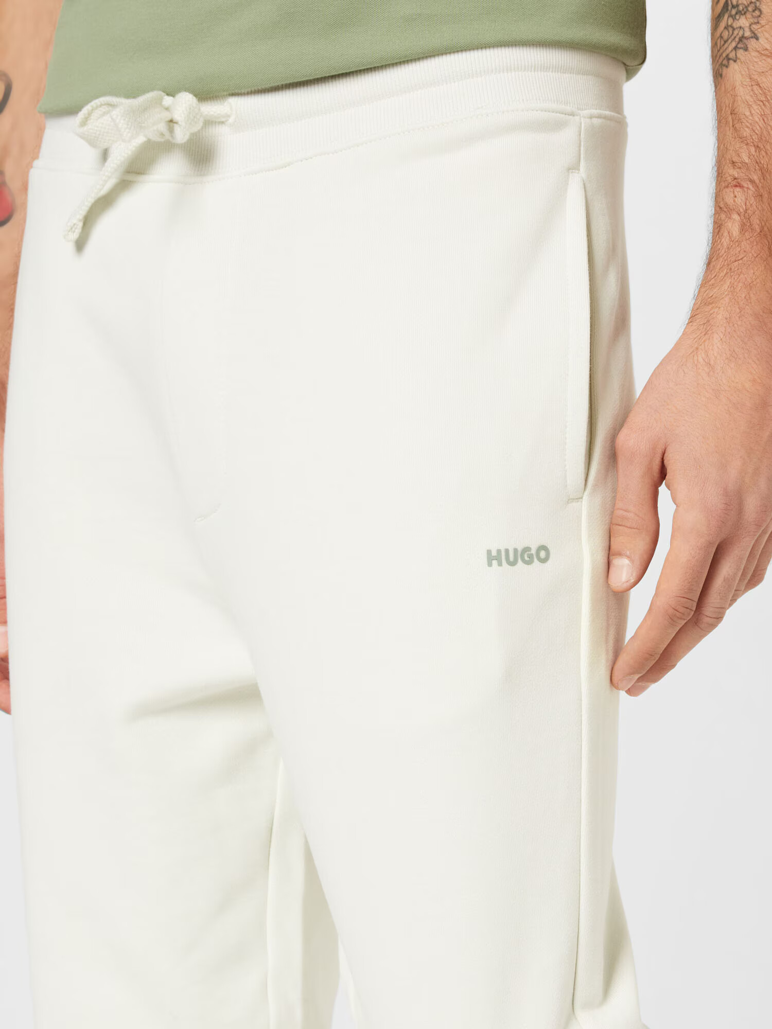 HUGO Red Pantaloni 'Dayote' verde - Pled.ro