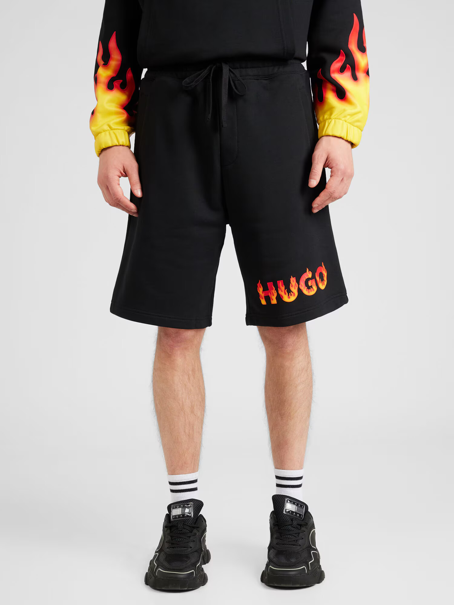 HUGO Red Pantaloni 'Dinque' negru - Pled.ro