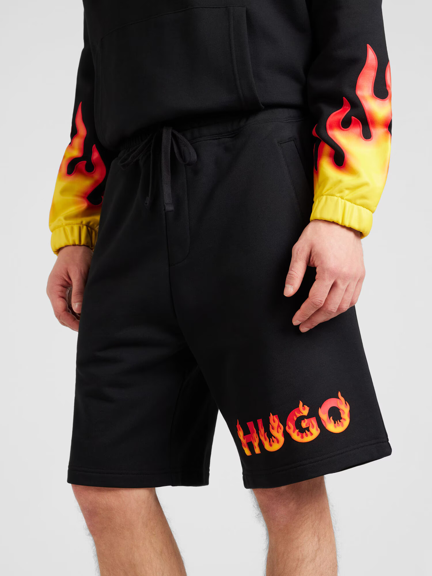 HUGO Red Pantaloni 'Dinque' negru - Pled.ro