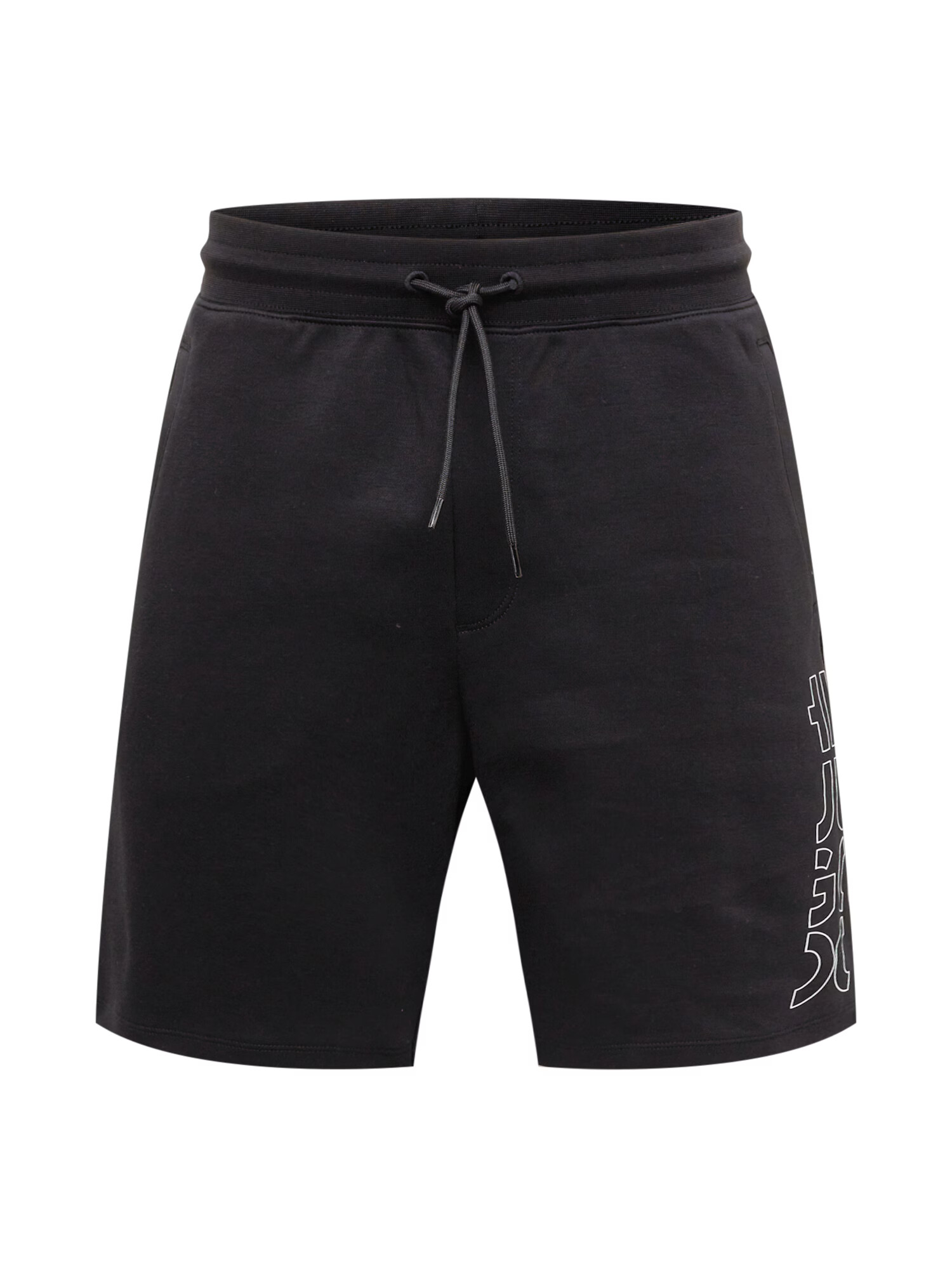 HUGO Pantaloni 'Doolio' negru / alb - Pled.ro