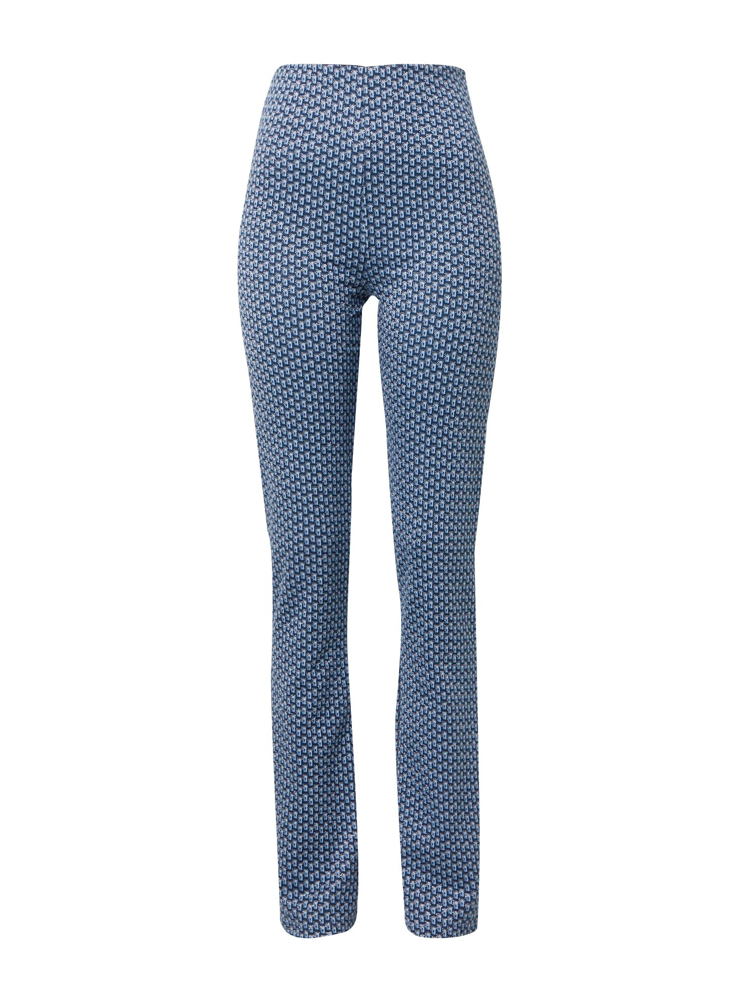 HUGO Pantaloni 'Narle' bleumarin / albastru deschis / argintiu - Pled.ro