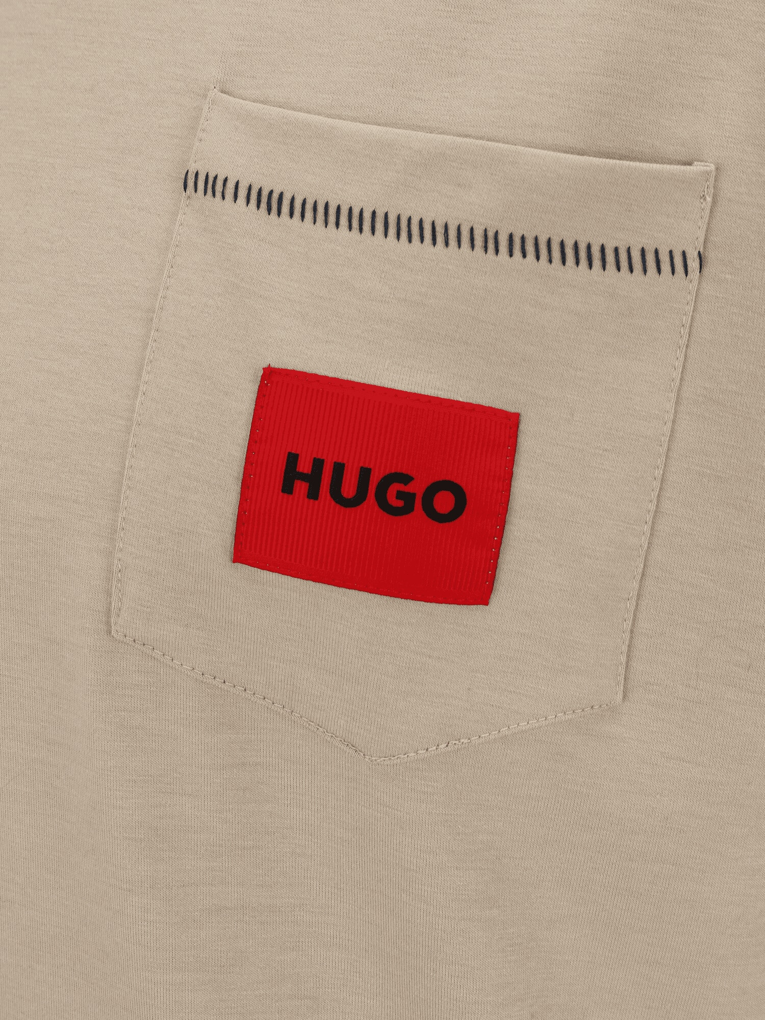 HUGO Pijama scurtă bej - Pled.ro