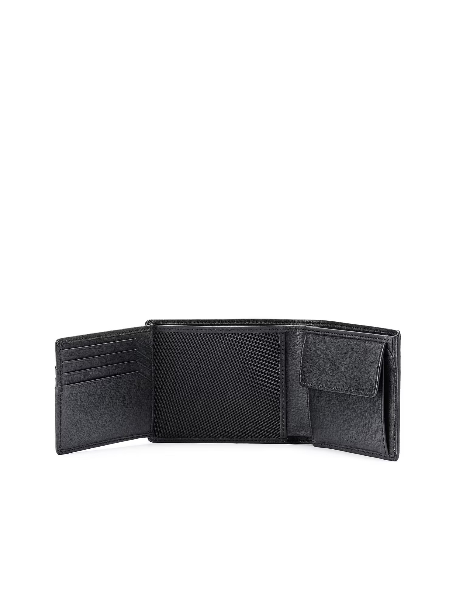 HUGO Red Portofel 'Subway Trifold' negru - Pled.ro