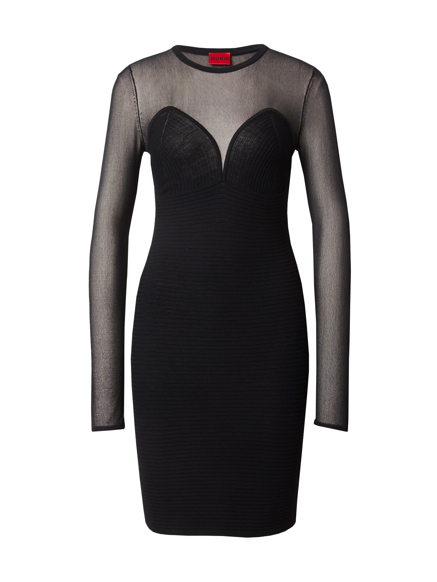 HUGO Rochie tricotat 'Salstery' negru - Pled.ro