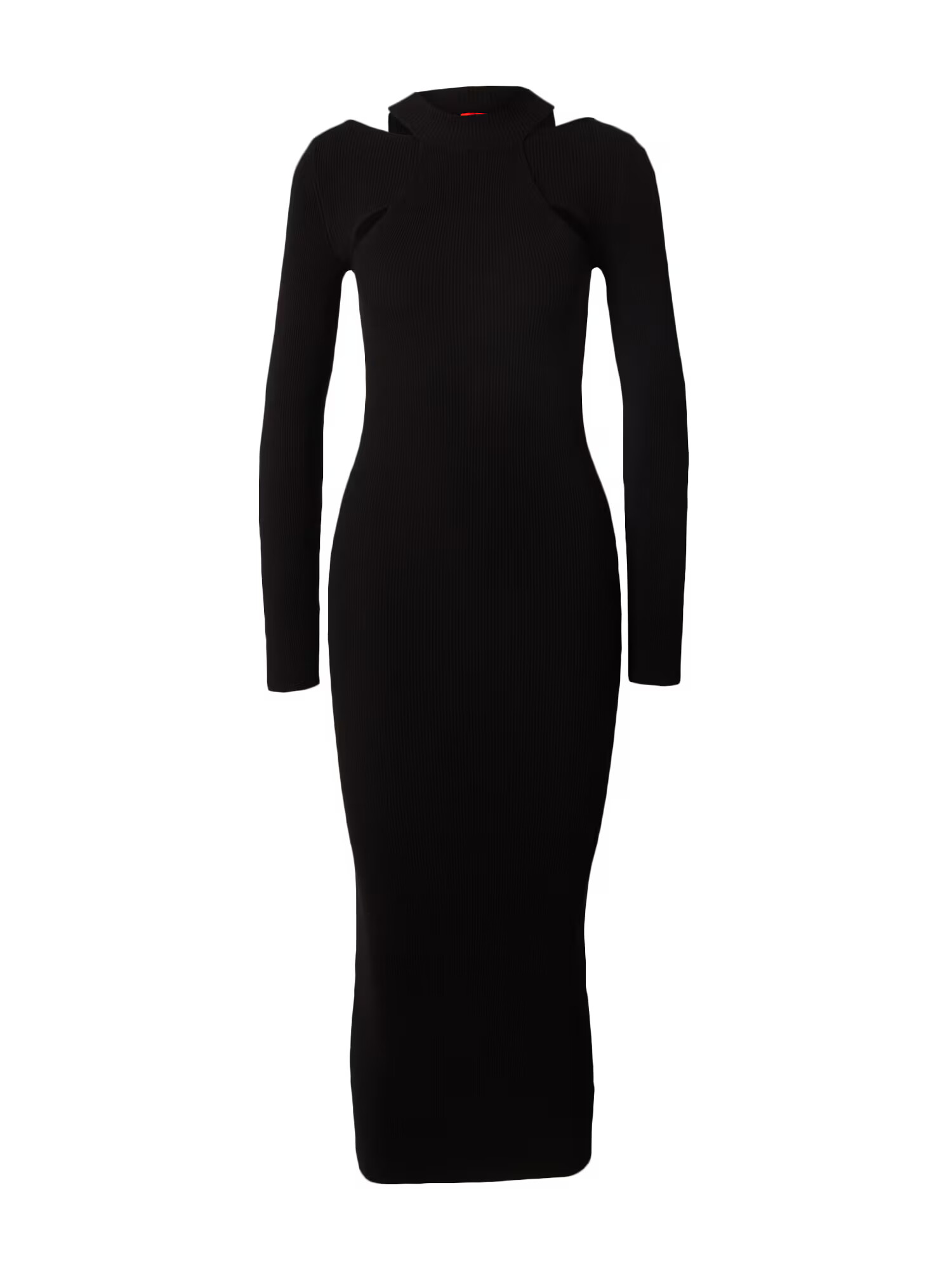 HUGO Red Rochie tricotat 'Sirgin' negru - Pled.ro