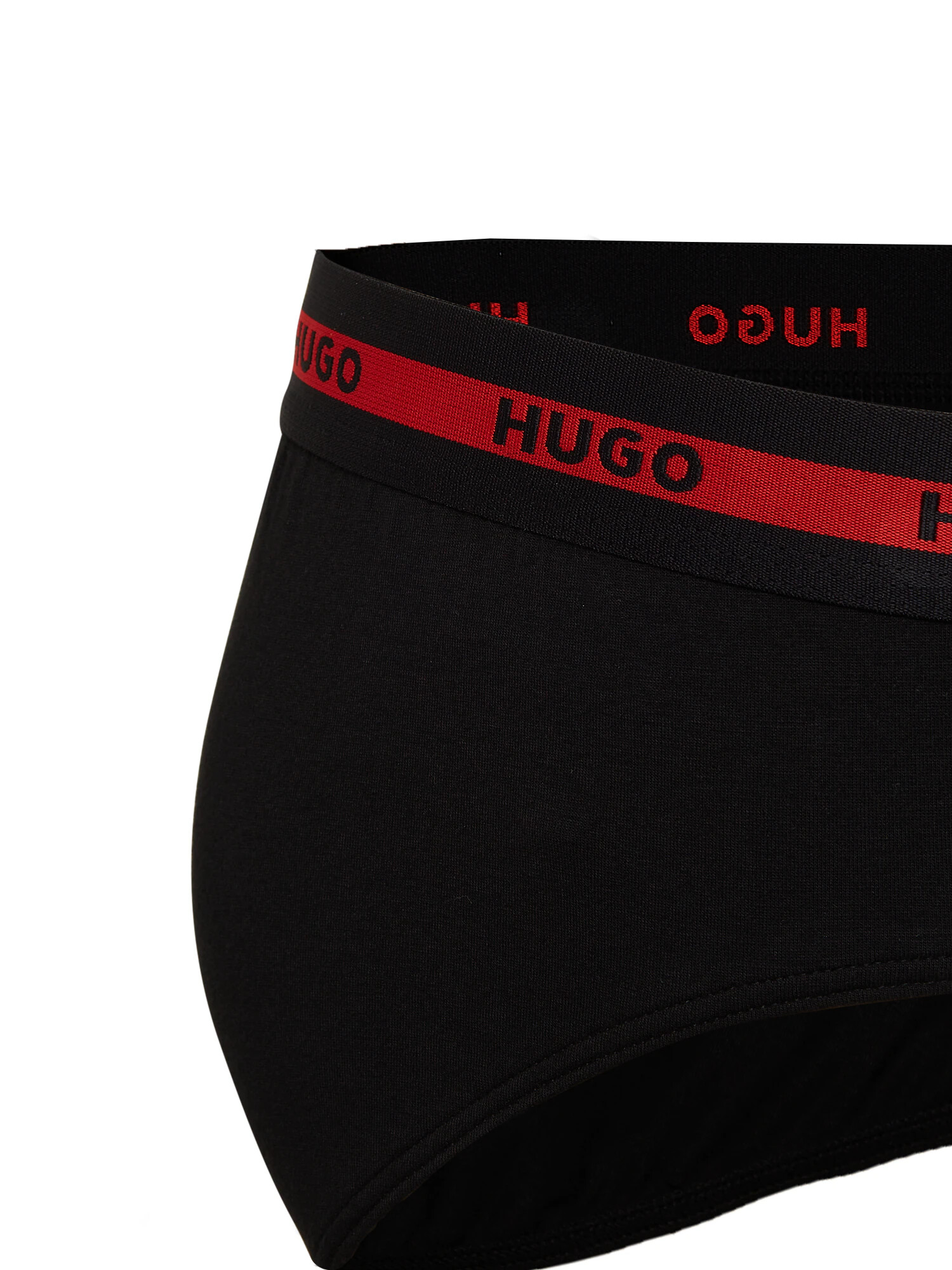 HUGO Red Slip sângeriu / negru - Pled.ro