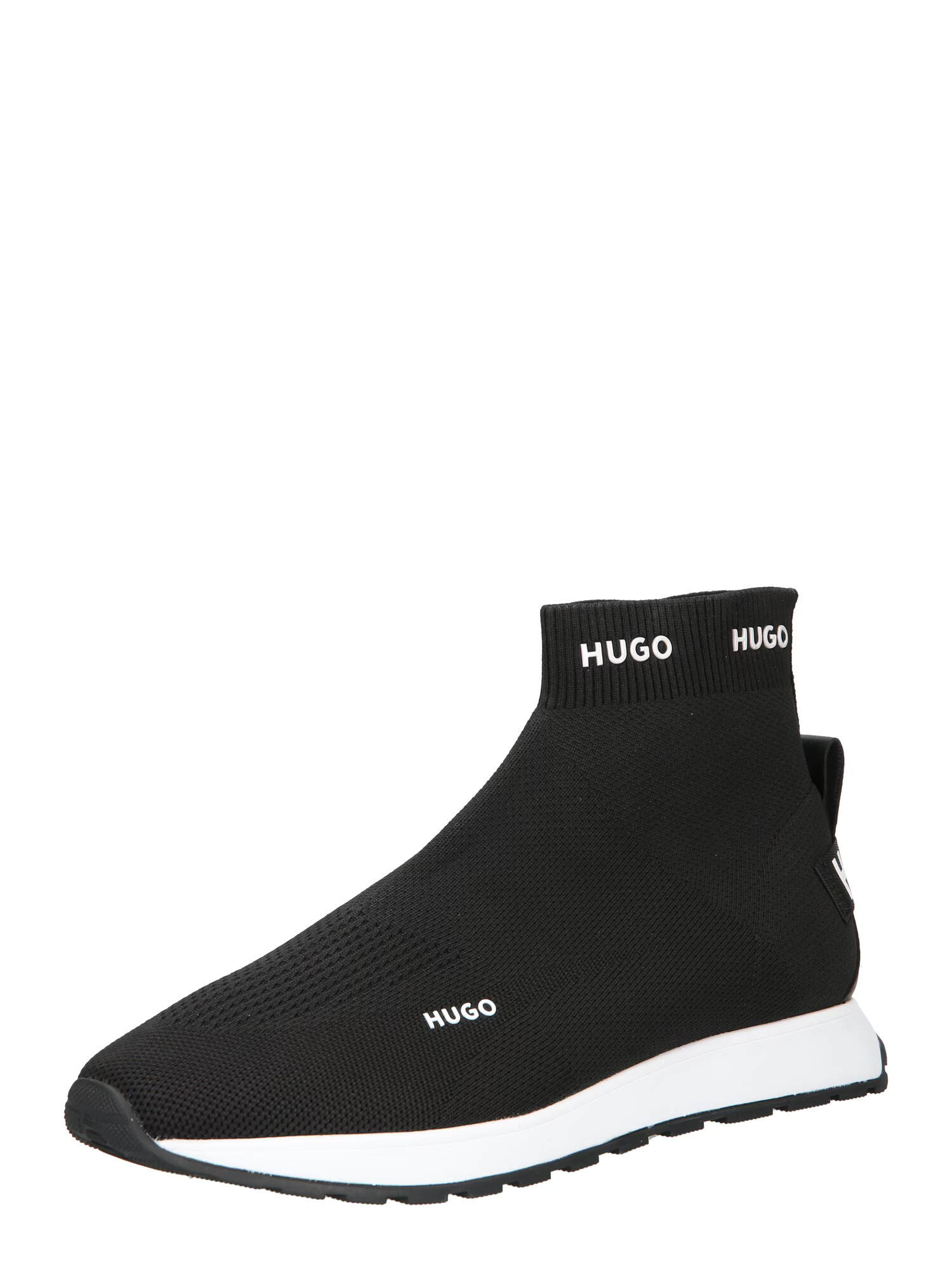 HUGO Sneaker înalt 'Icelin Hito' negru / alb - Pled.ro