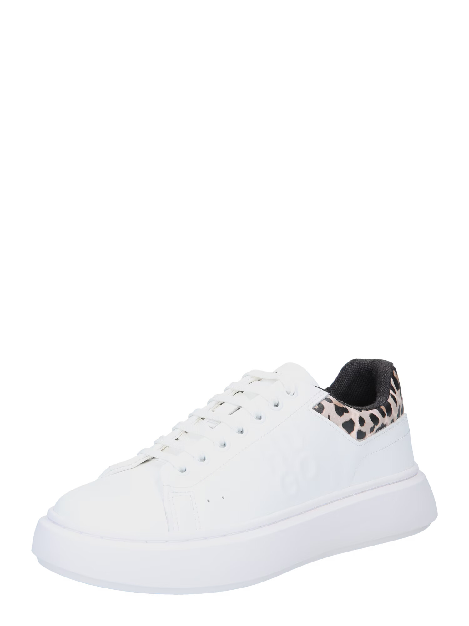 HUGO Sneaker low 'ALLEN' culoarea pielii / maro deschis / negru / alb - Pled.ro