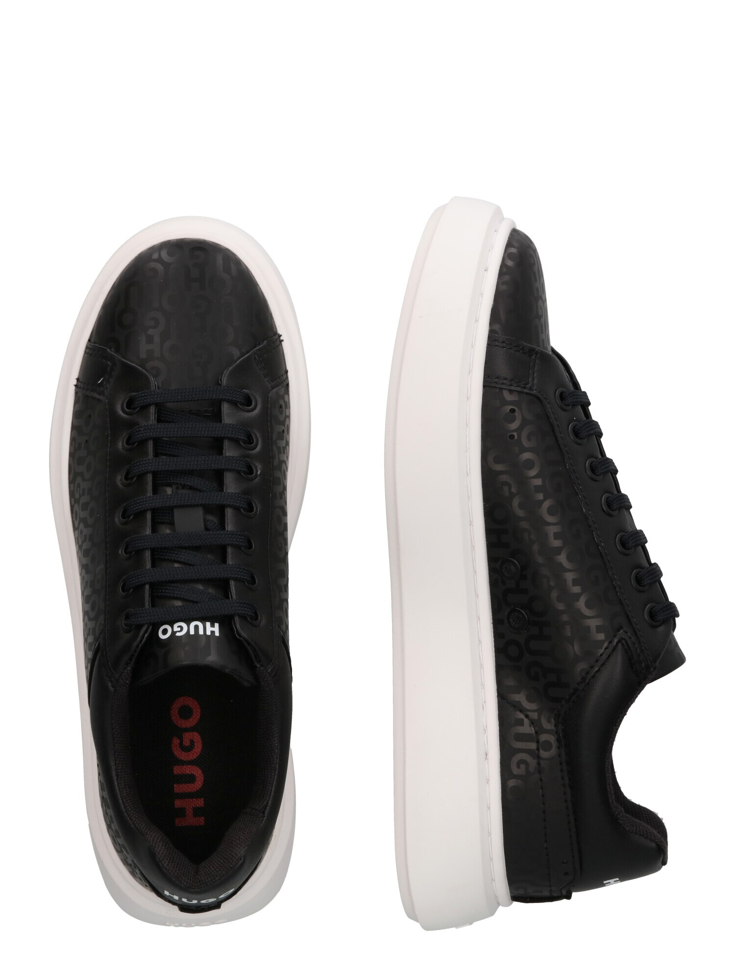 HUGO Sneaker low 'Allen' negru / alb - Pled.ro