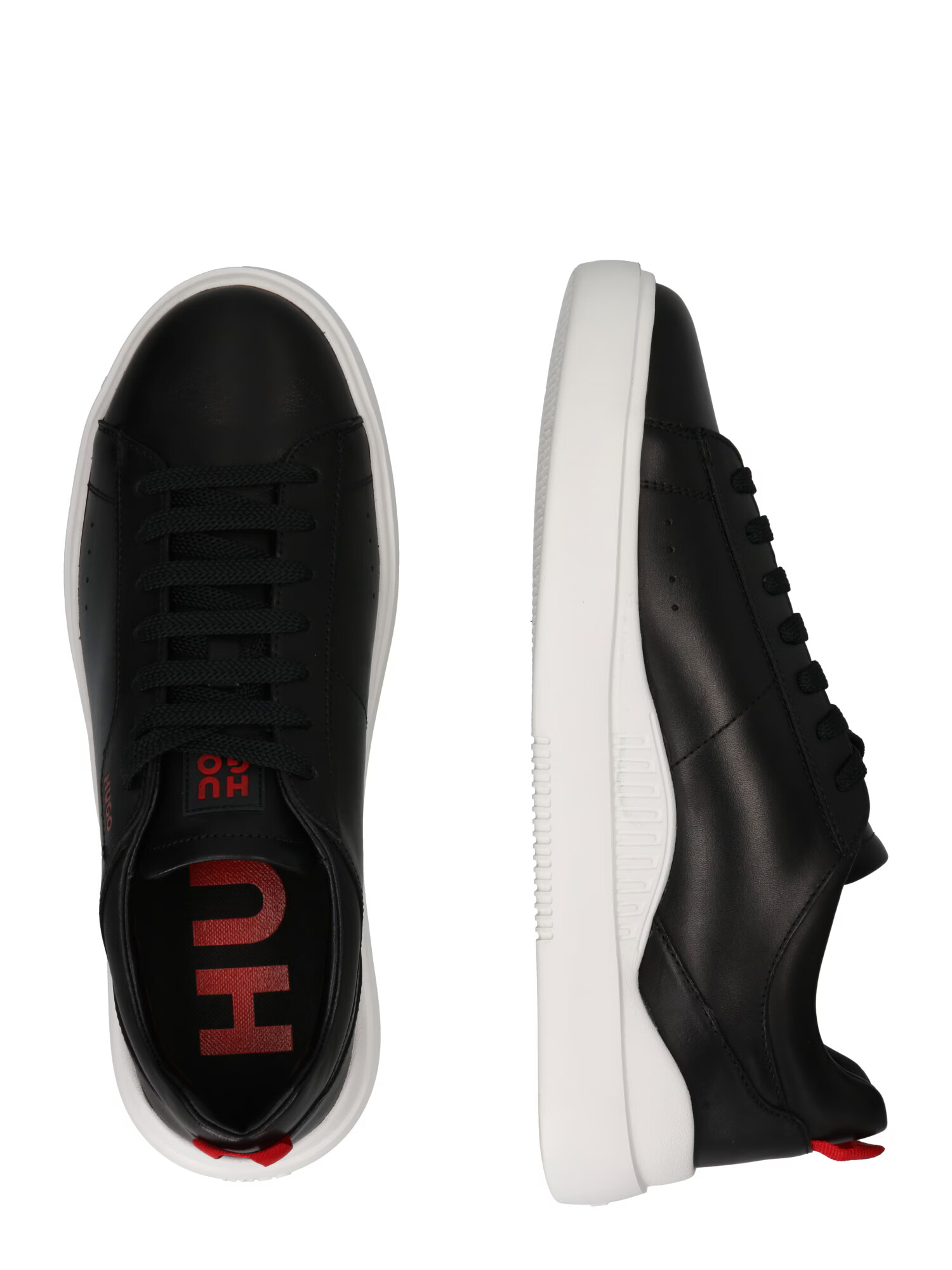 HUGO Sneaker low 'Blake Tenn' roșu / negru - Pled.ro