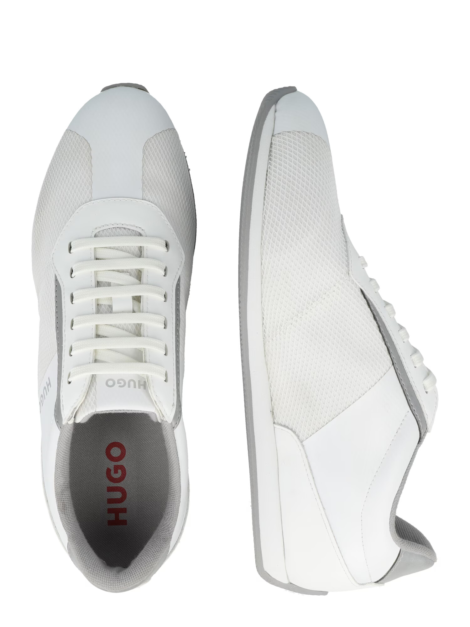 HUGO Sneaker low 'Cyden' gri / alb - Pled.ro