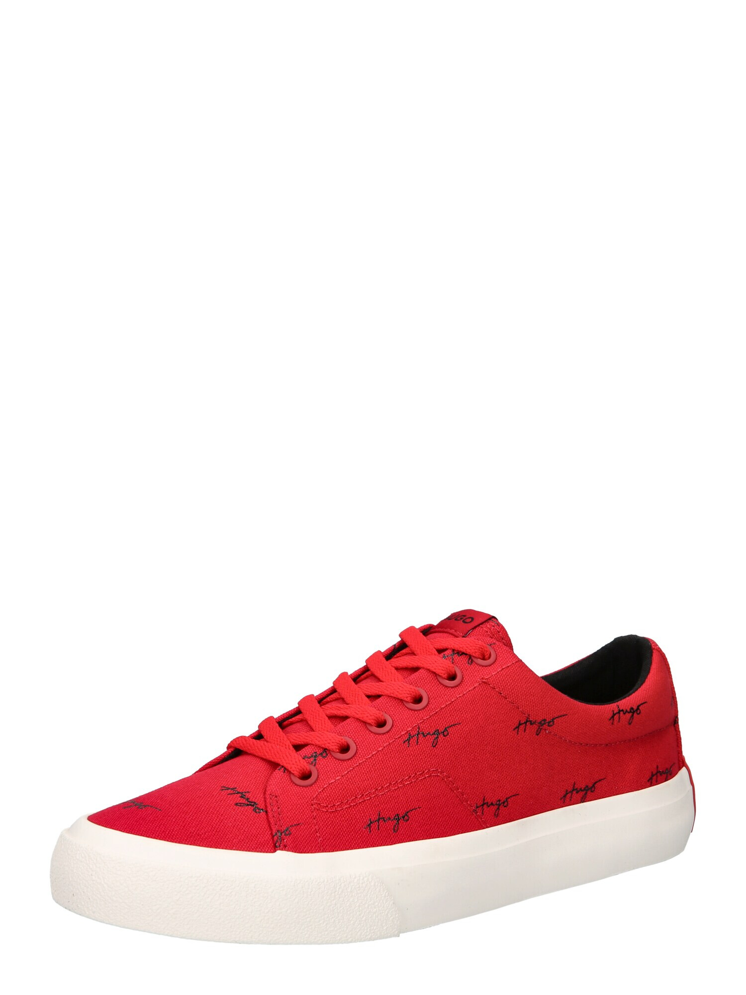 HUGO Sneaker low 'Dyer' roșu / negru - Pled.ro