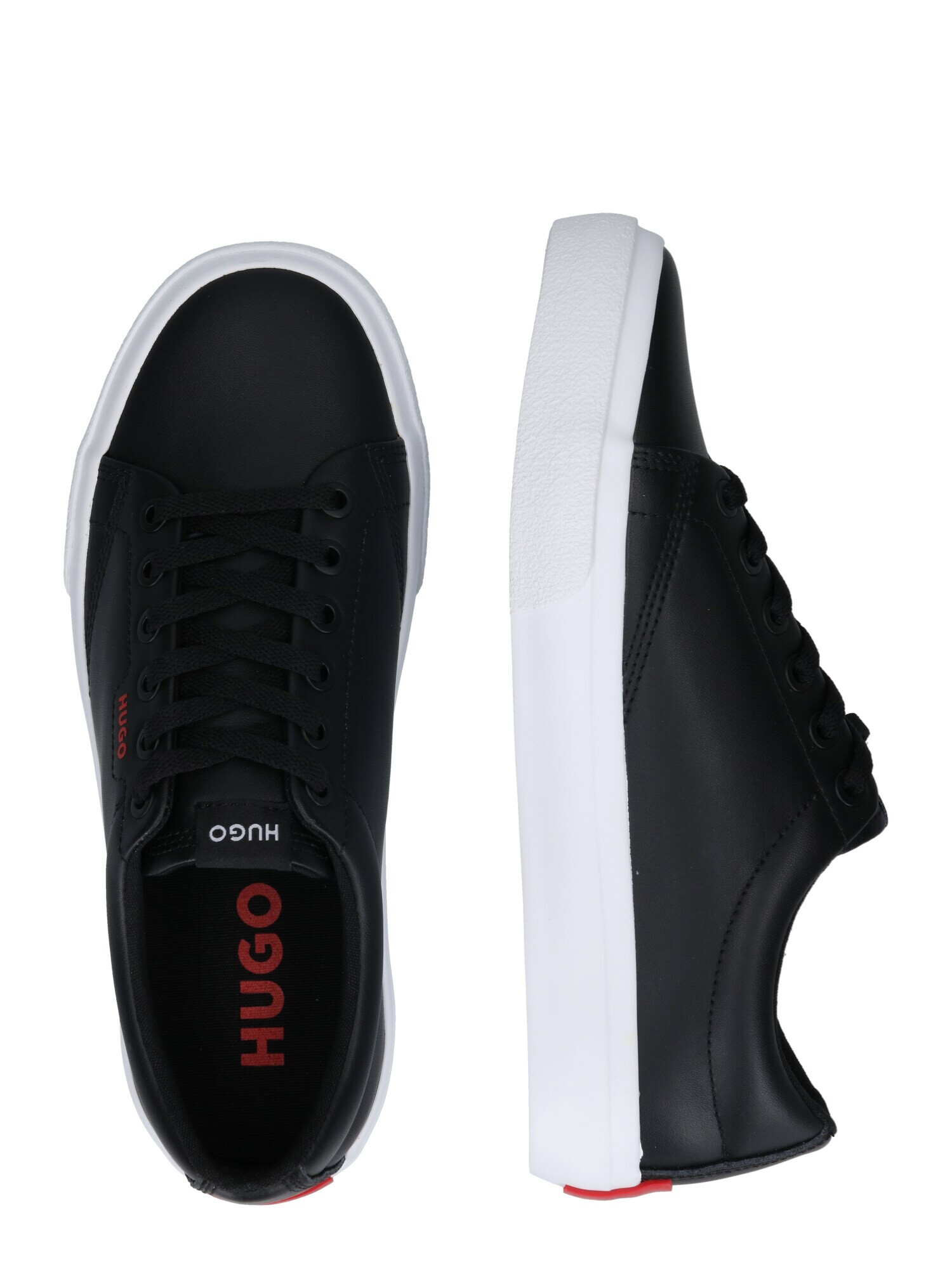 HUGO Sneaker low 'Dyer Tenn' roșu / negru - Pled.ro