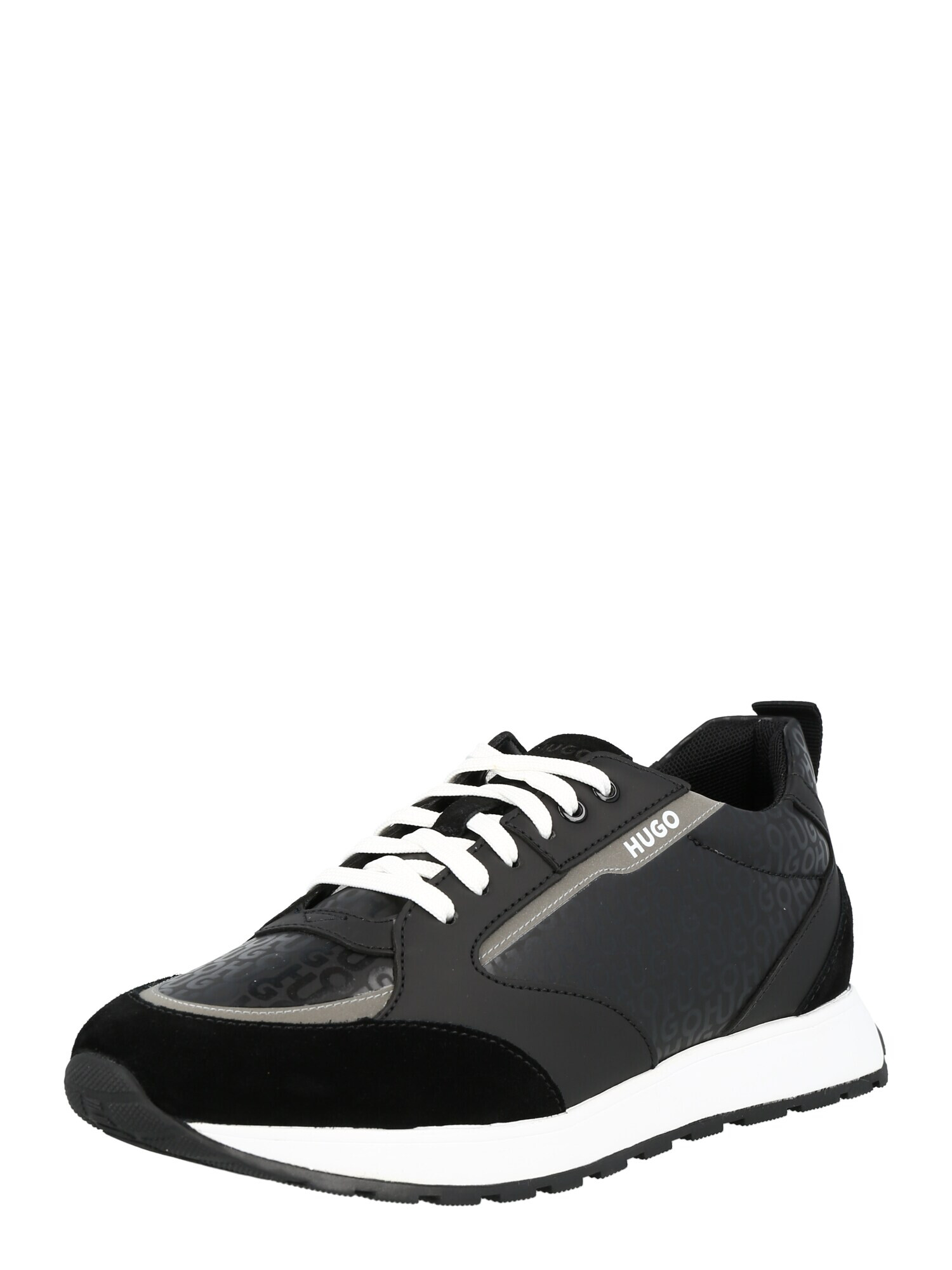 HUGO Sneaker low 'Icelin' gri / negru / alb - Pled.ro