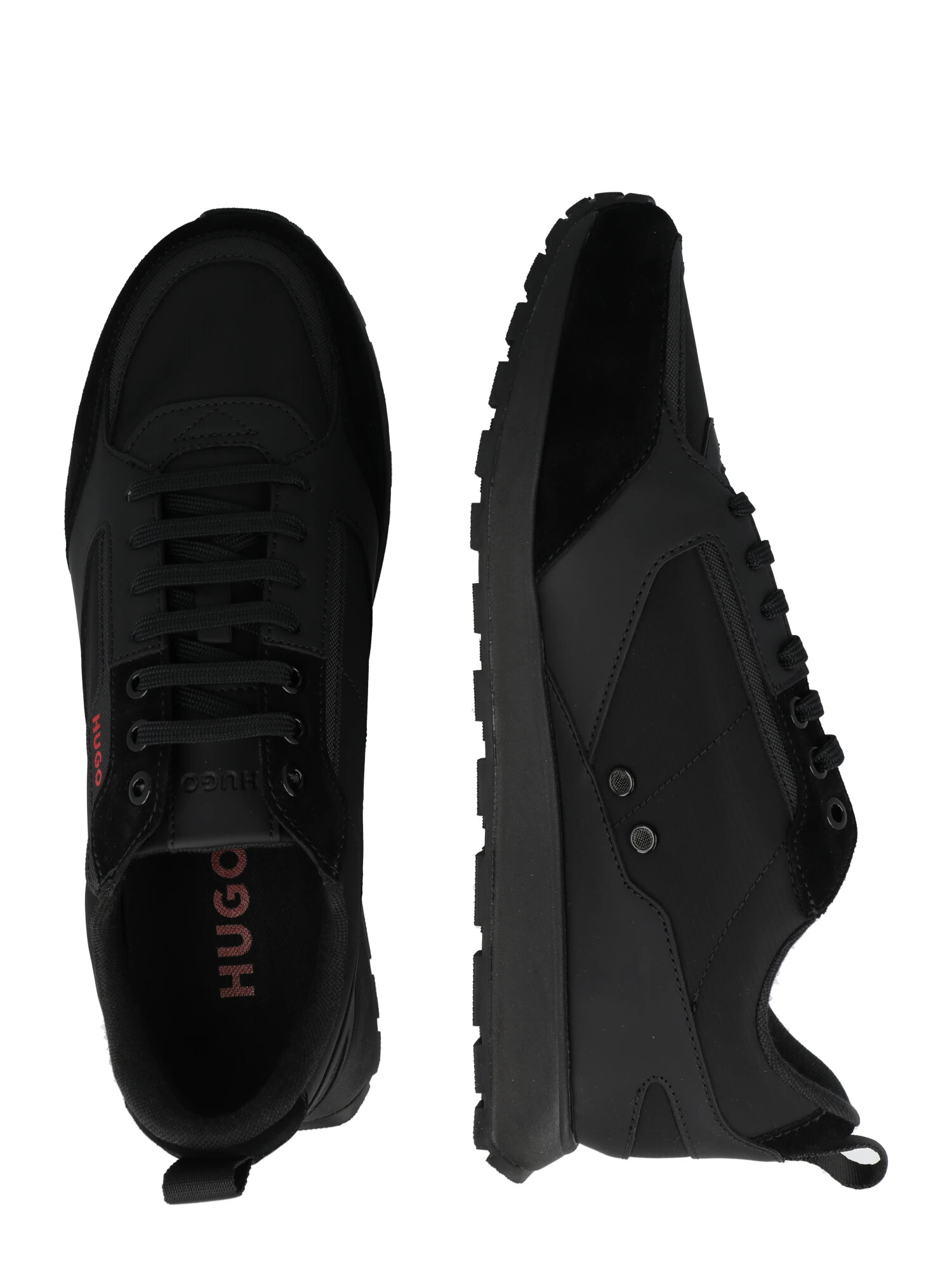 HUGO Sneaker low 'Icelin' roșu / negru - Pled.ro