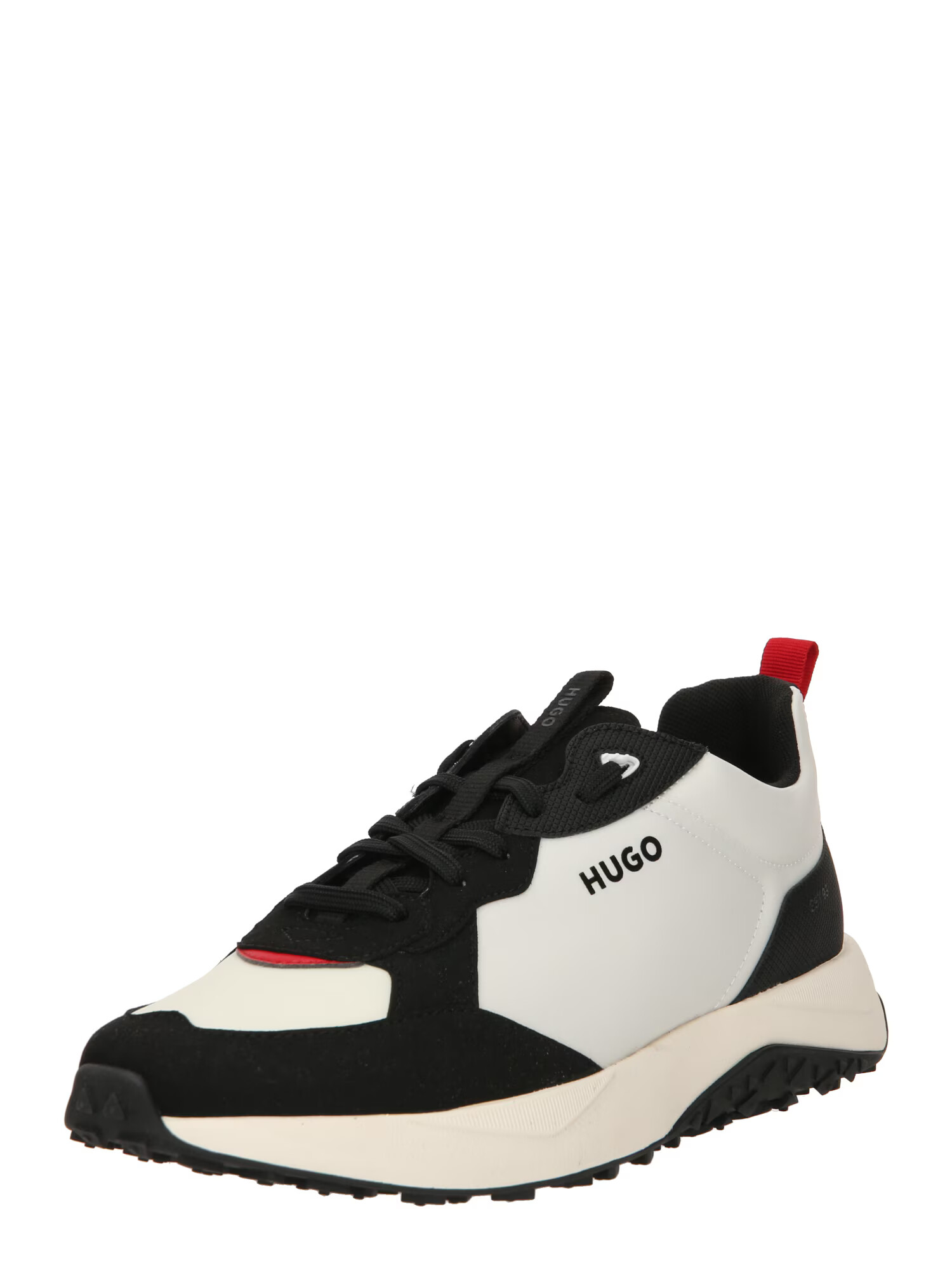 HUGO Sneaker low 'Kane' negru / alb - Pled.ro