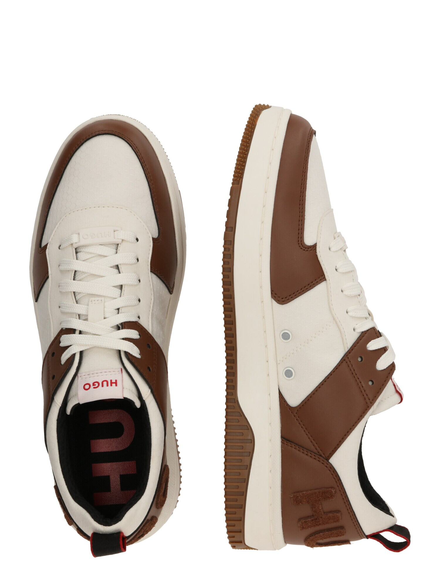 HUGO Sneaker low 'Kilian' maro / alb - Pled.ro