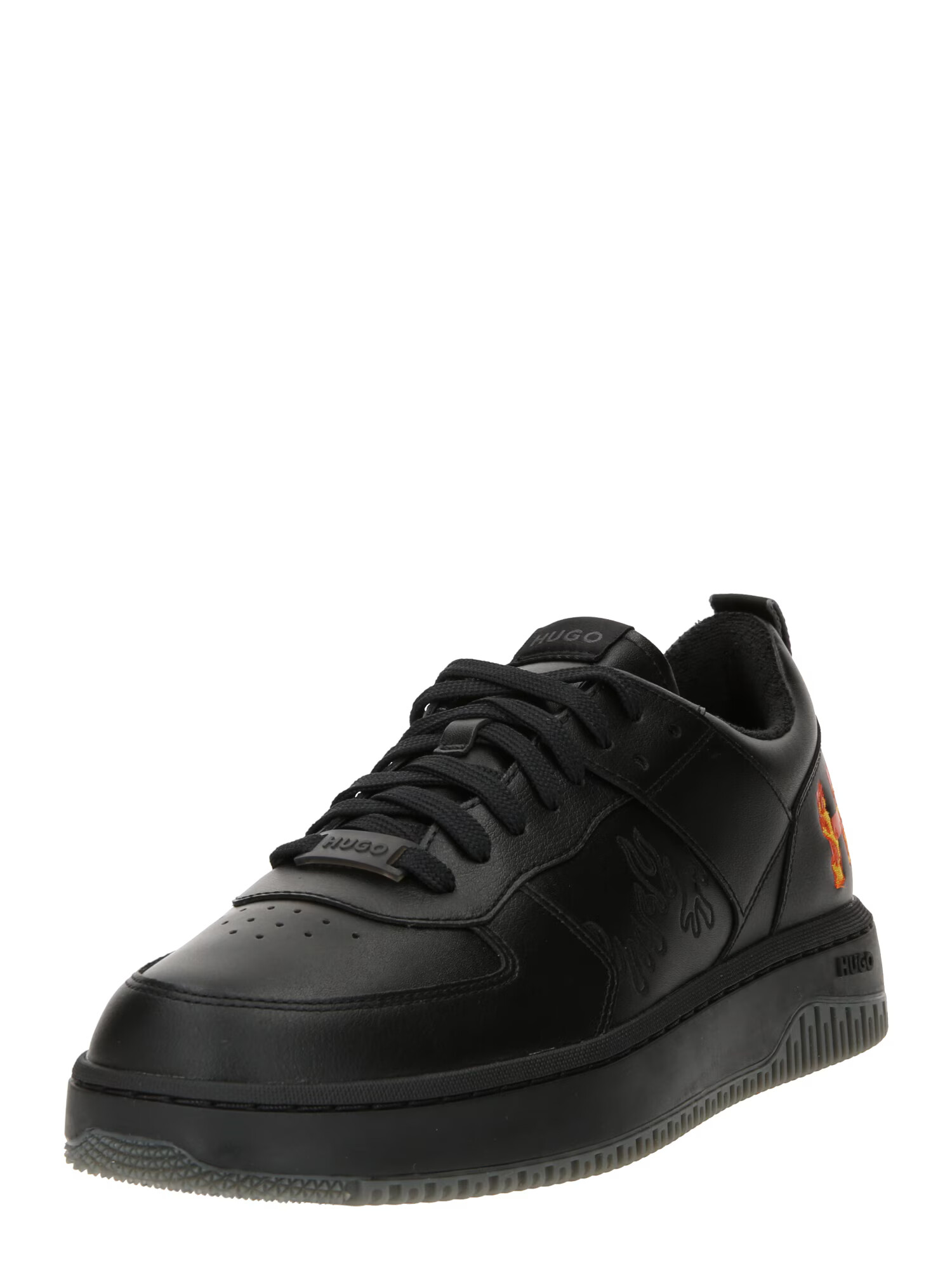 HUGO Red Sneaker low 'Kilian Tenn' maro / galben / negru - Pled.ro