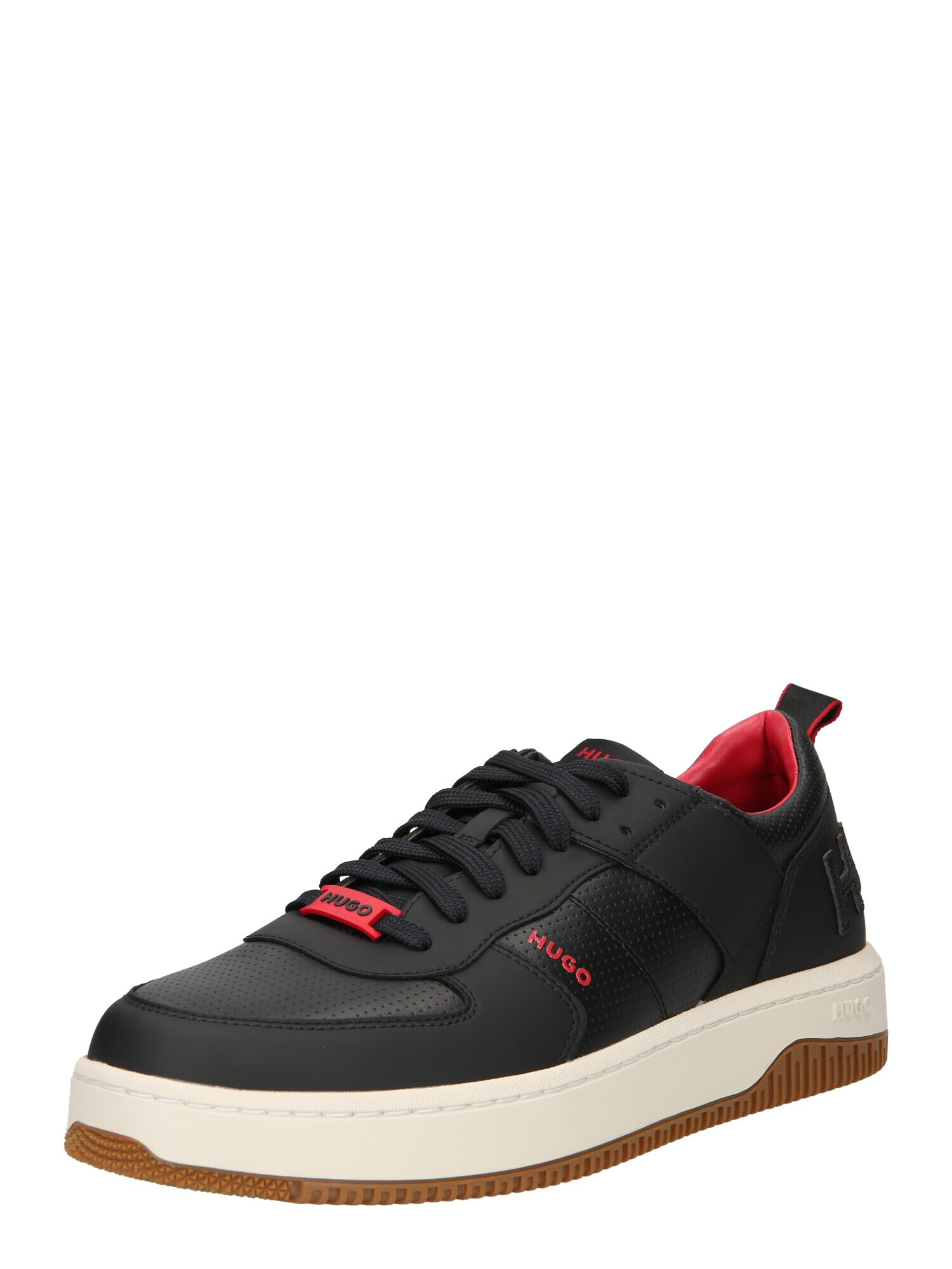 HUGO Sneaker low 'Kilian Tenn' roșu / negru - Pled.ro