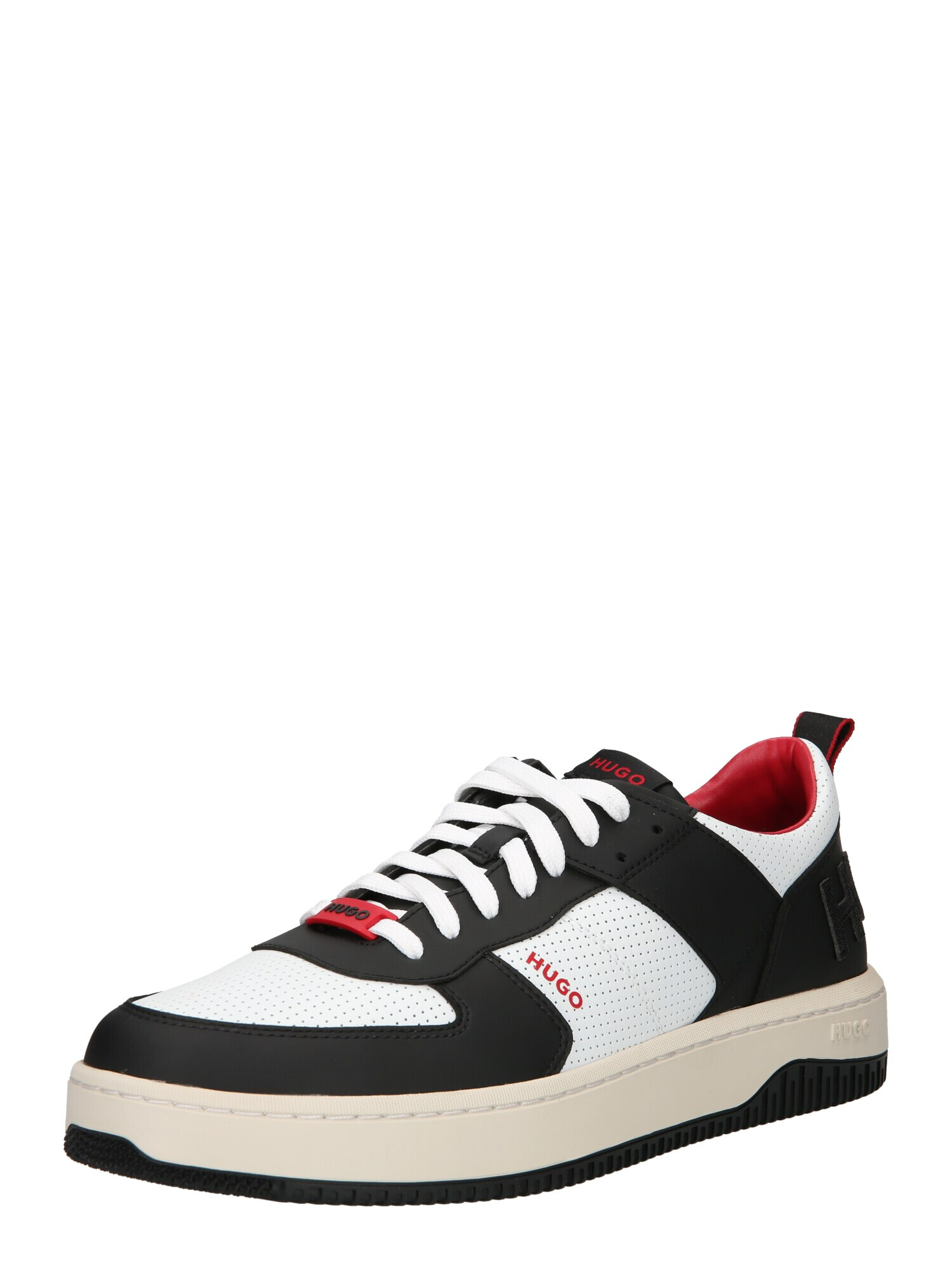 HUGO Sneaker low 'Kilian Tenn' roșu / negru / alb - Pled.ro