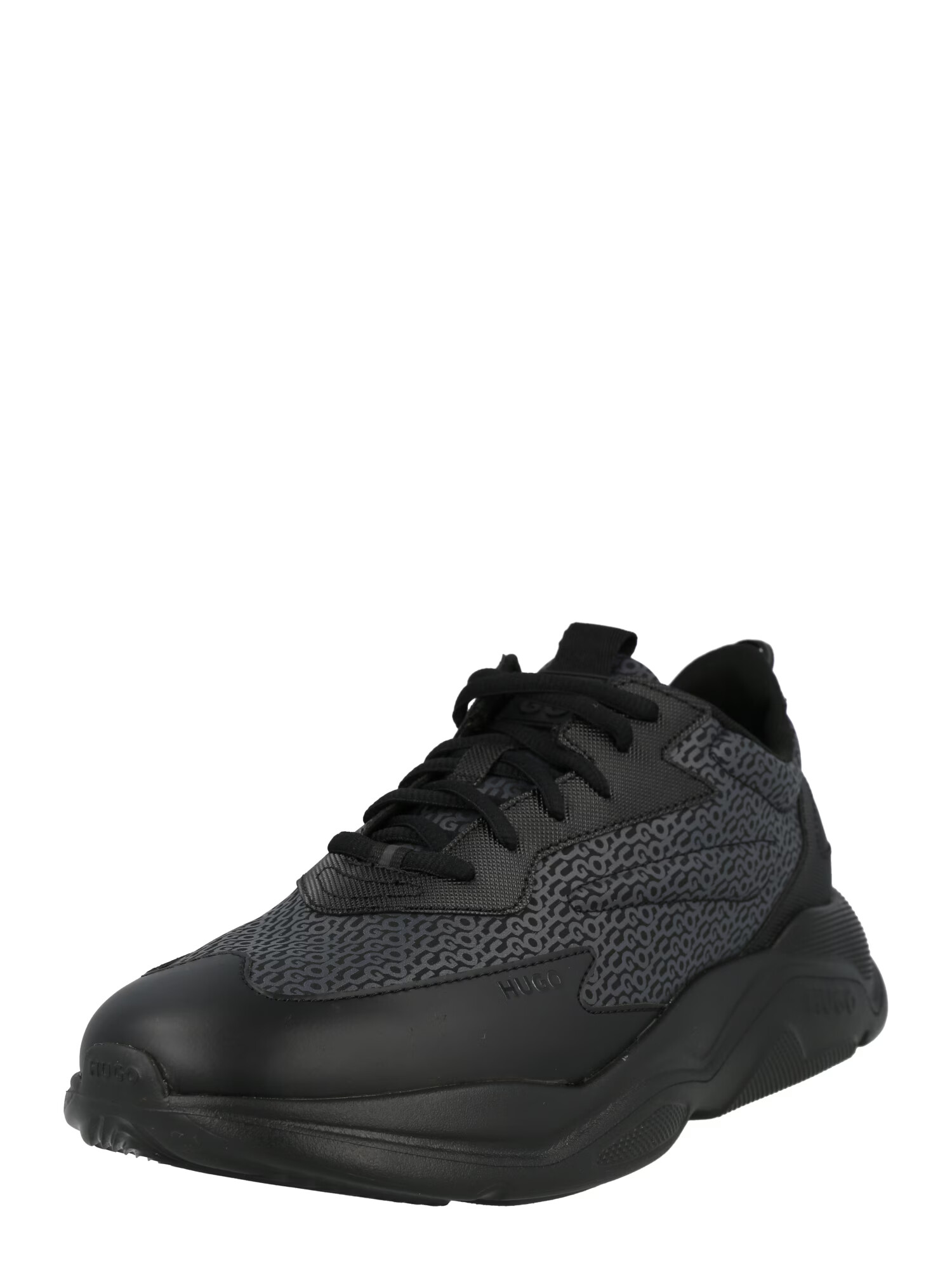 HUGO Sneaker low 'Leon' gri / negru - Pled.ro