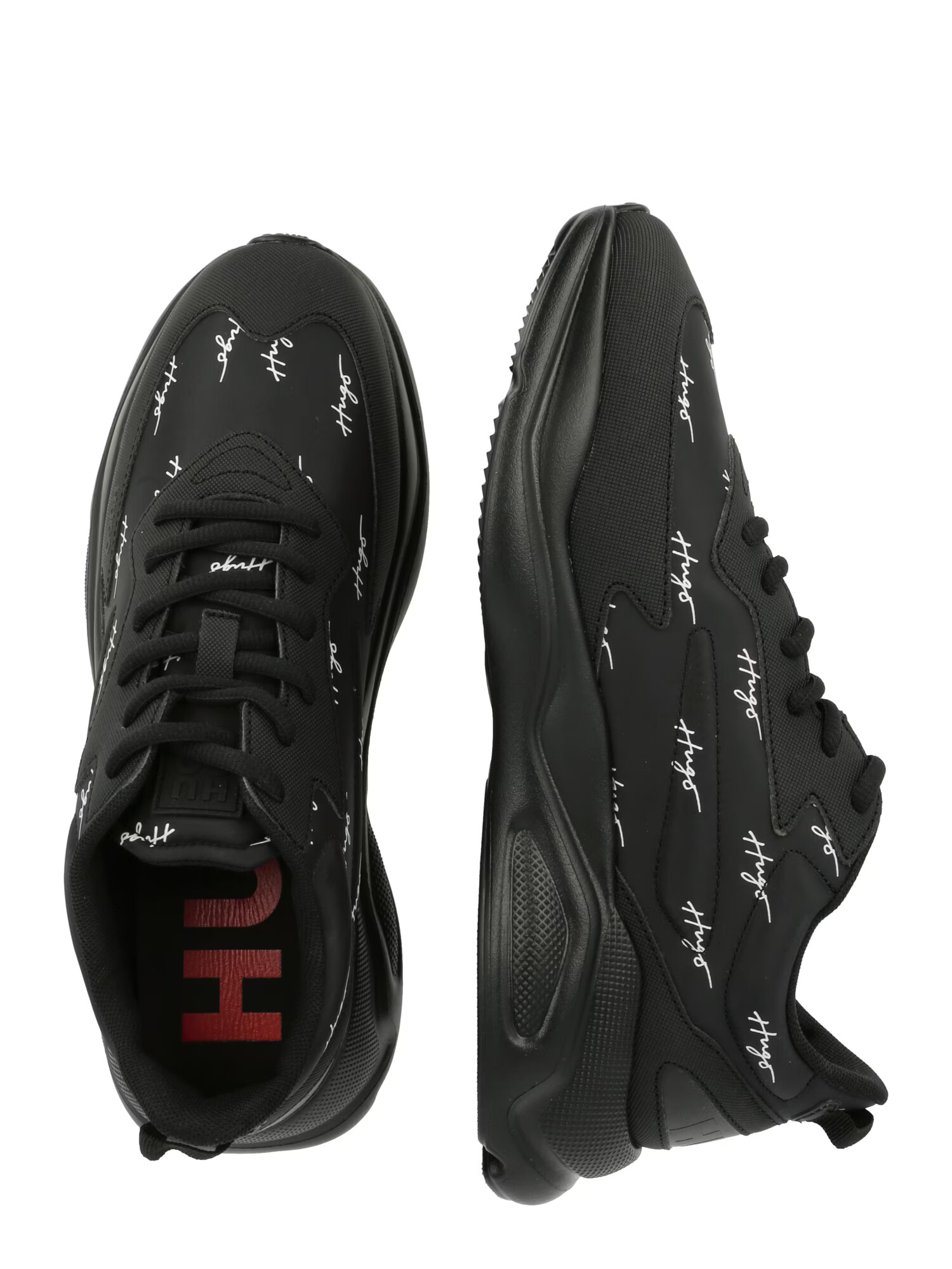 HUGO Sneaker low 'Leon' negru / alb - Pled.ro