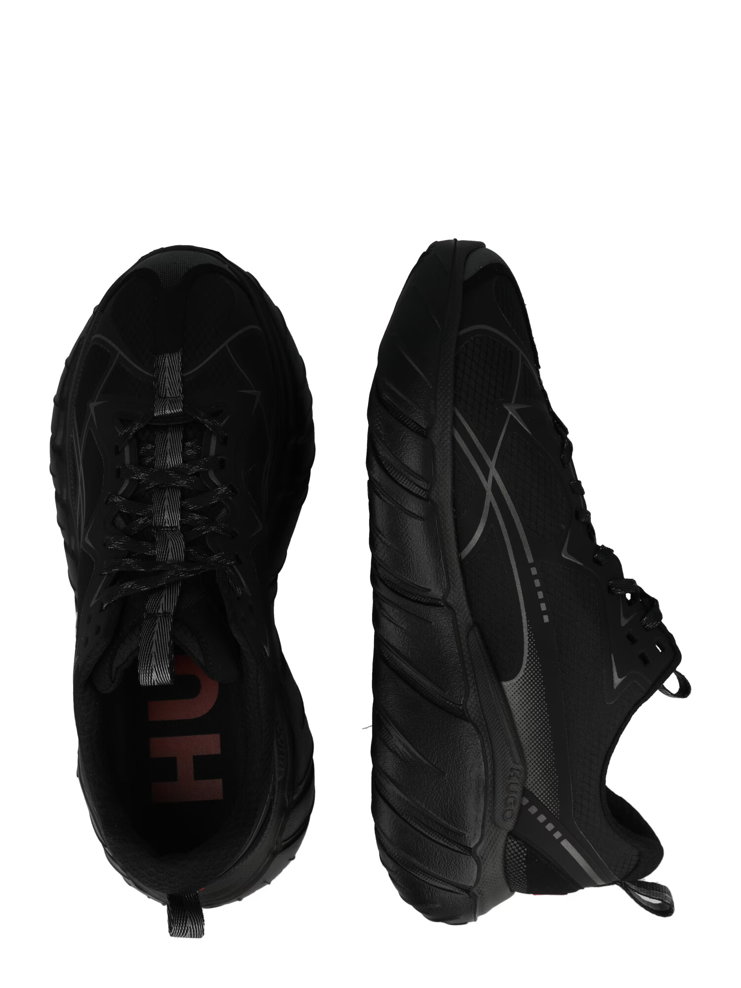 HUGO Sneaker low 'Xeno' negru / argintiu - Pled.ro