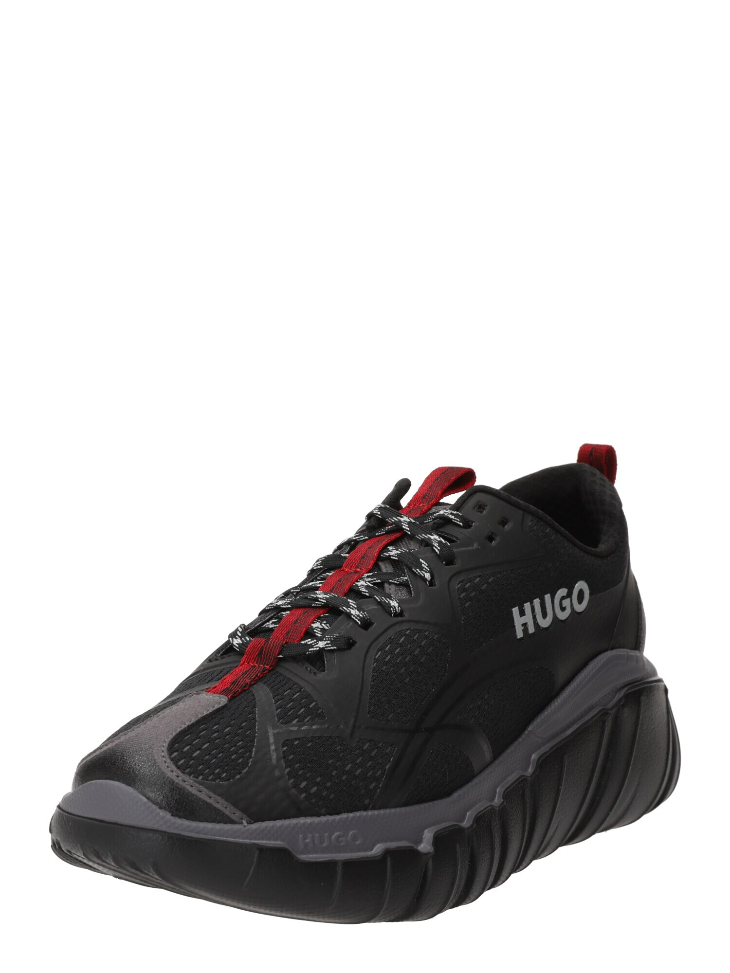 HUGO Red Sneaker low 'Xeno Runn Rfmx 10245664 01' gri / roșu / negru - Pled.ro