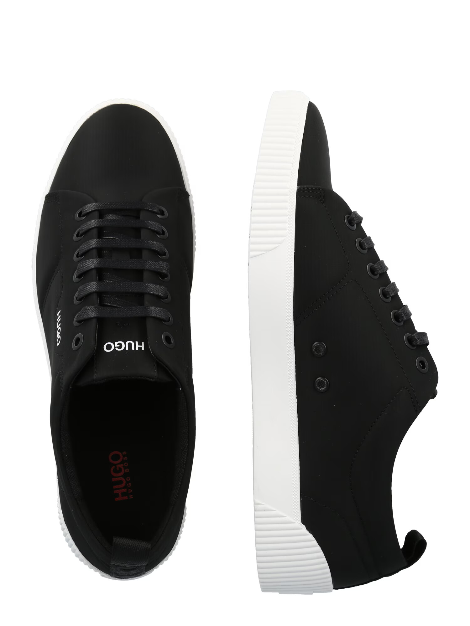 HUGO Sneaker low 'Zero Tenn' negru / alb - Pled.ro