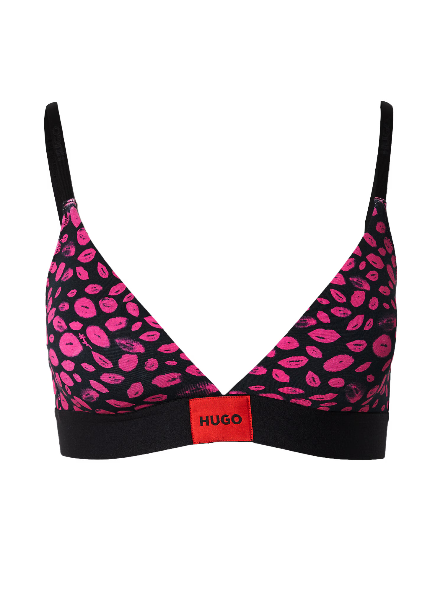 HUGO Red Sutien roz / roși aprins / negru - Pled.ro