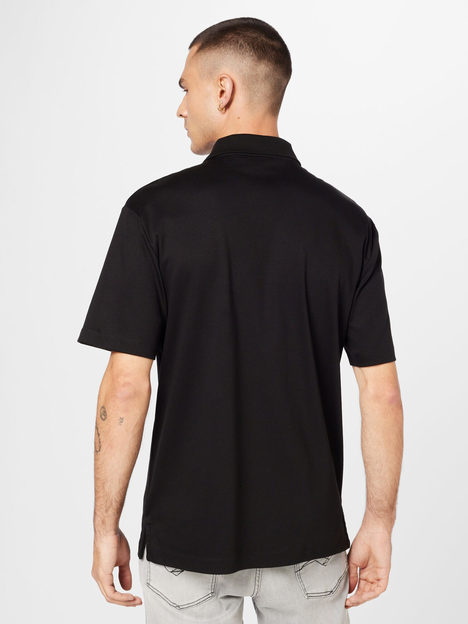 HUGO Red Tricou 'Dagros' negru - Pled.ro