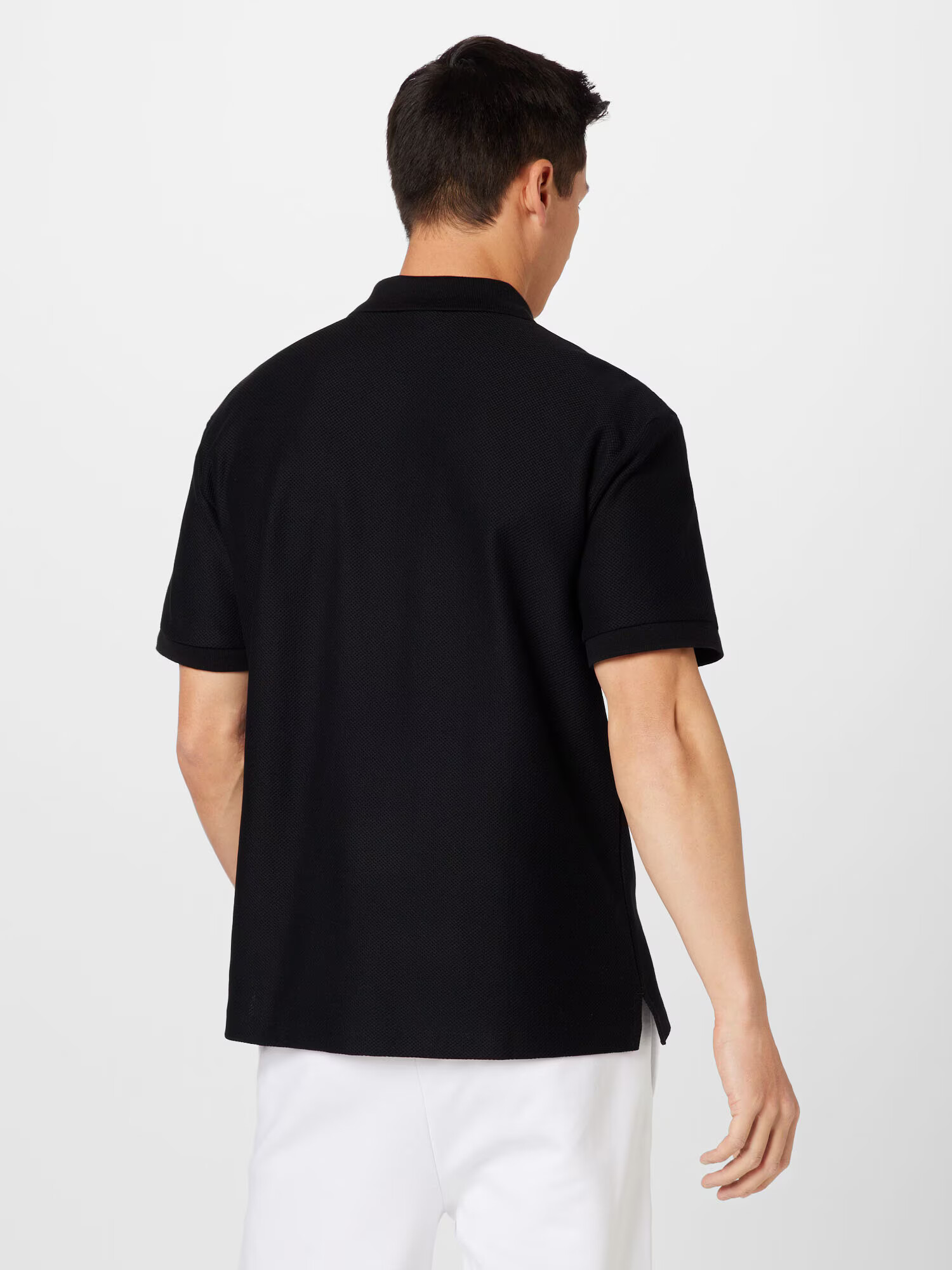 HUGO Tricou 'Daipo' negru / alb - Pled.ro