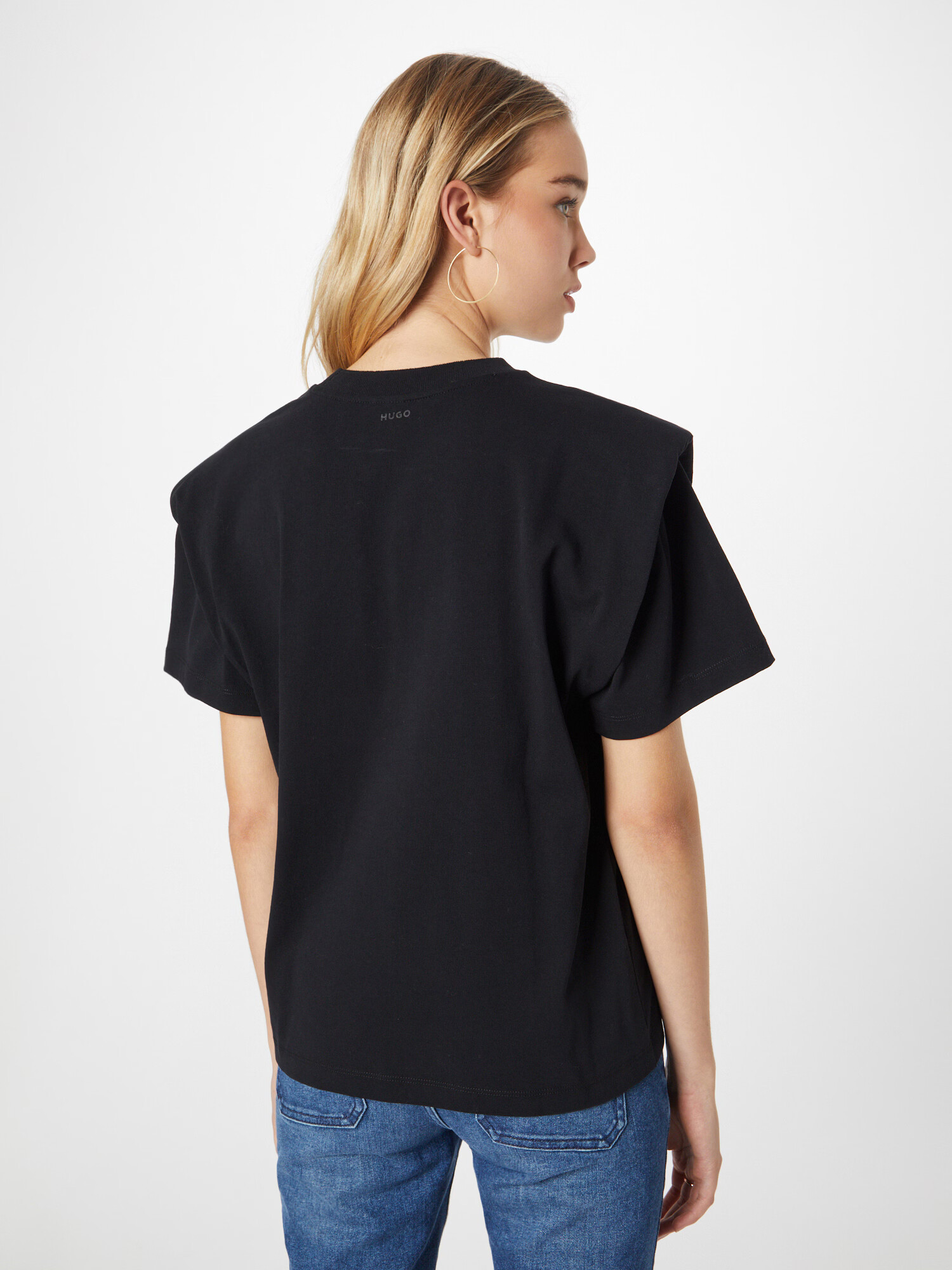 HUGO Tricou 'Darinna' negru - Pled.ro