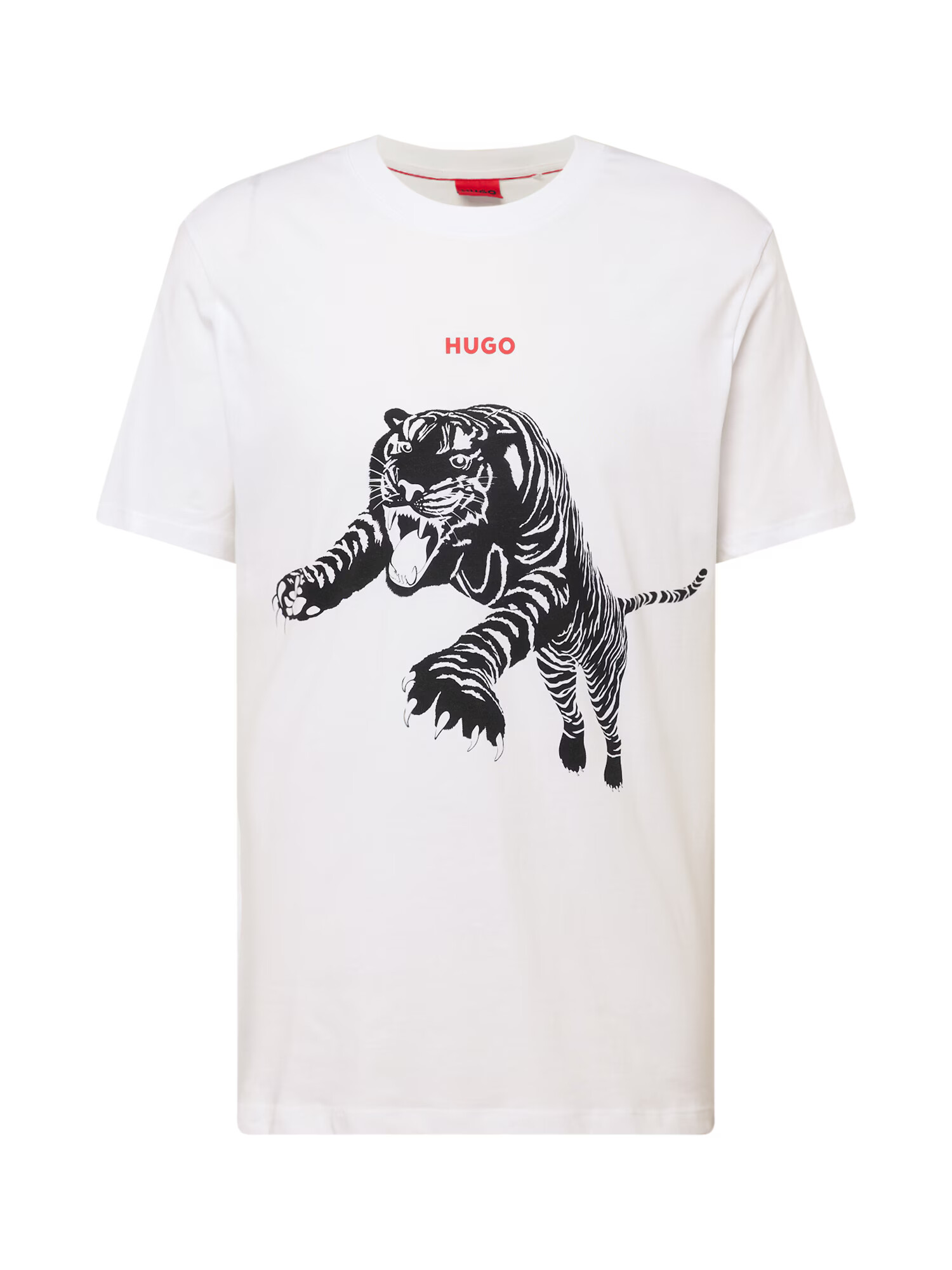 HUGO Red Tricou 'Darpione' roșu / negru / alb - Pled.ro