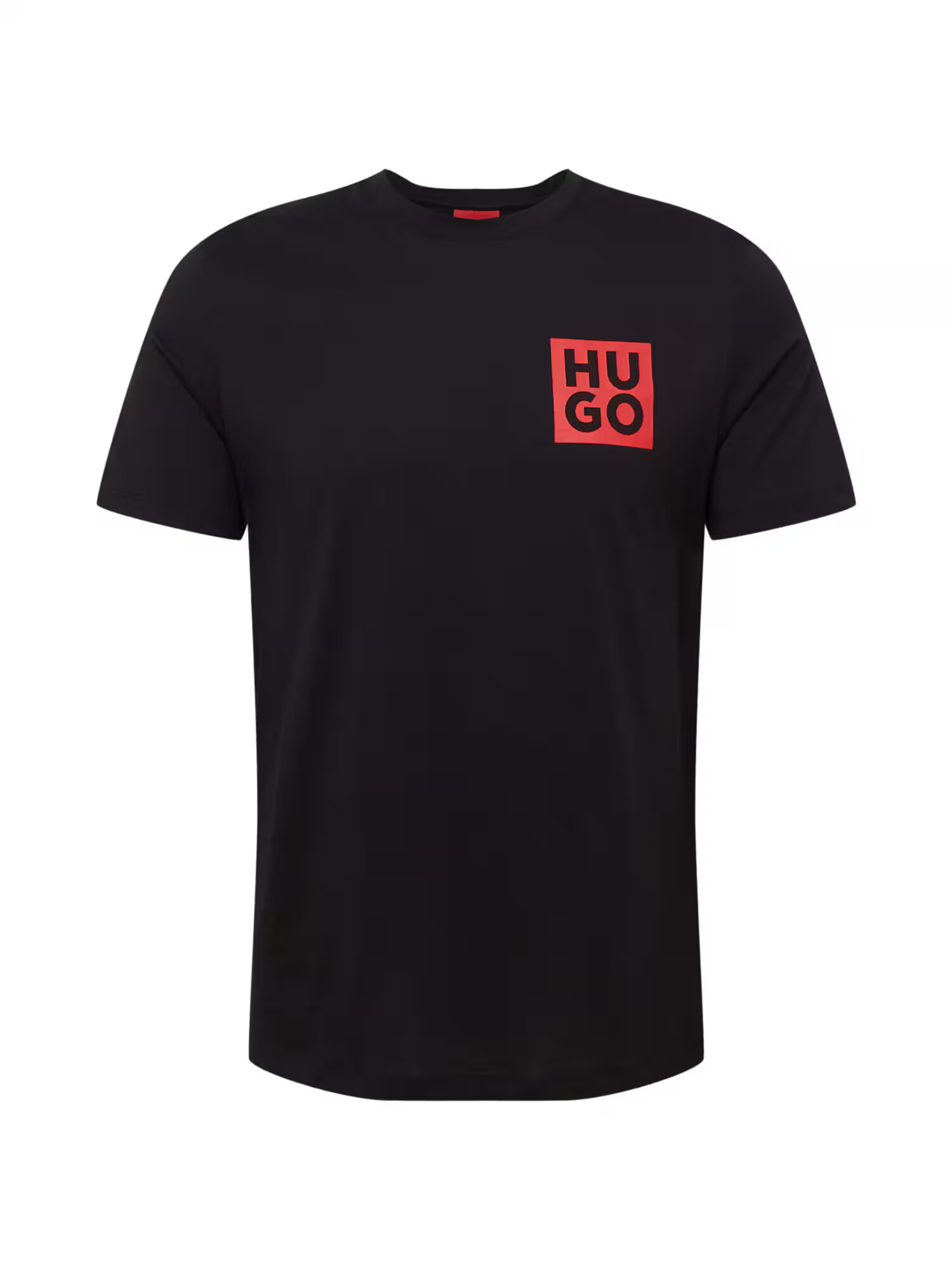 HUGO Tricou 'Detzington' roșu / negru - Pled.ro