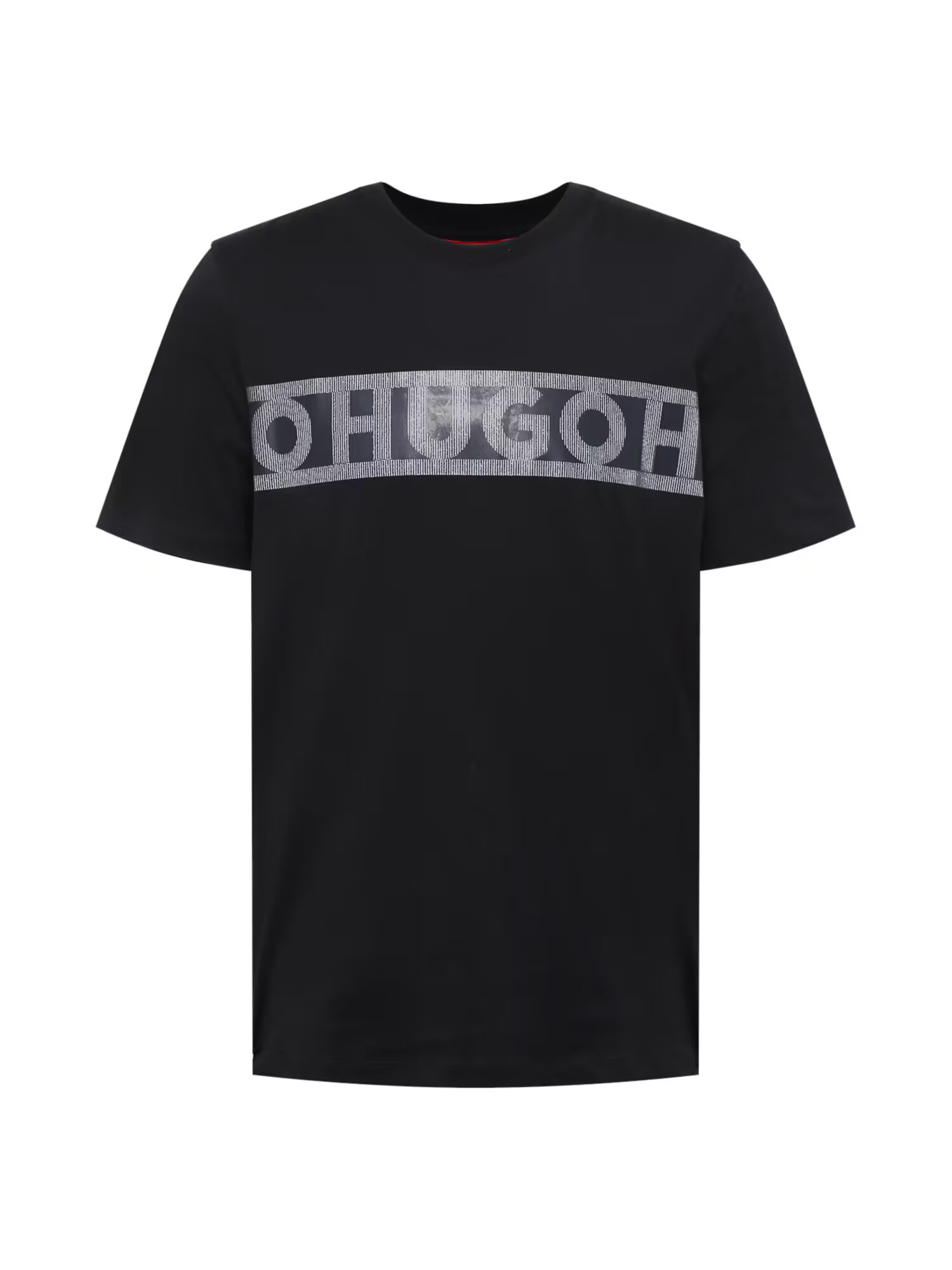 HUGO Tricou 'Dinotto' gri / negru - Pled.ro