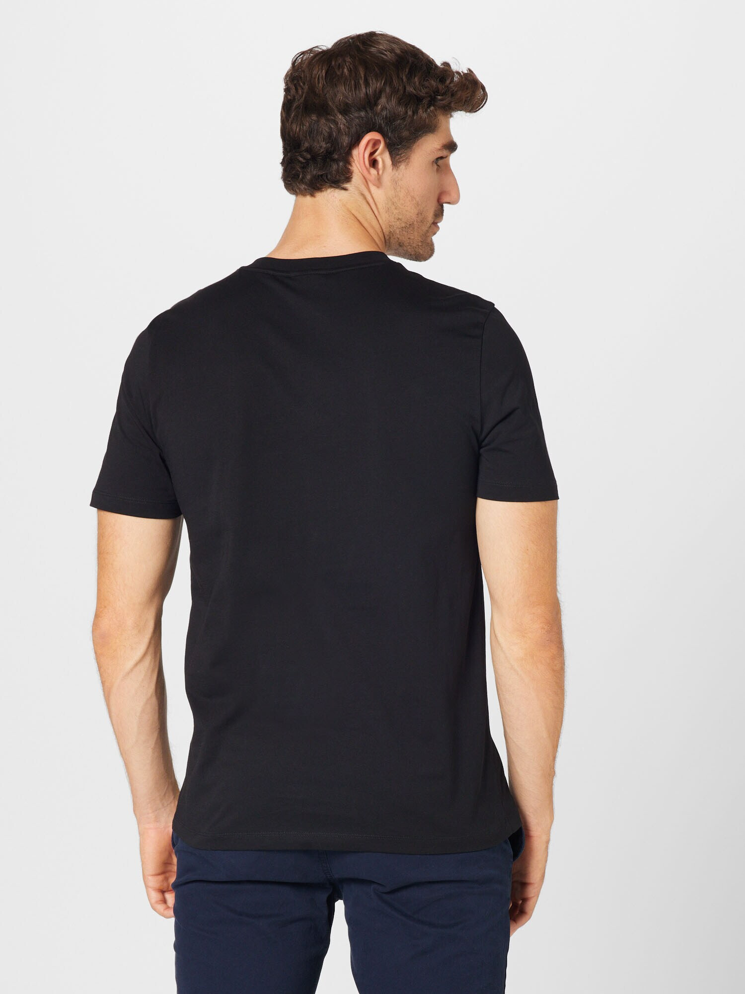 HUGO Tricou 'Dinotto' gri / negru - Pled.ro