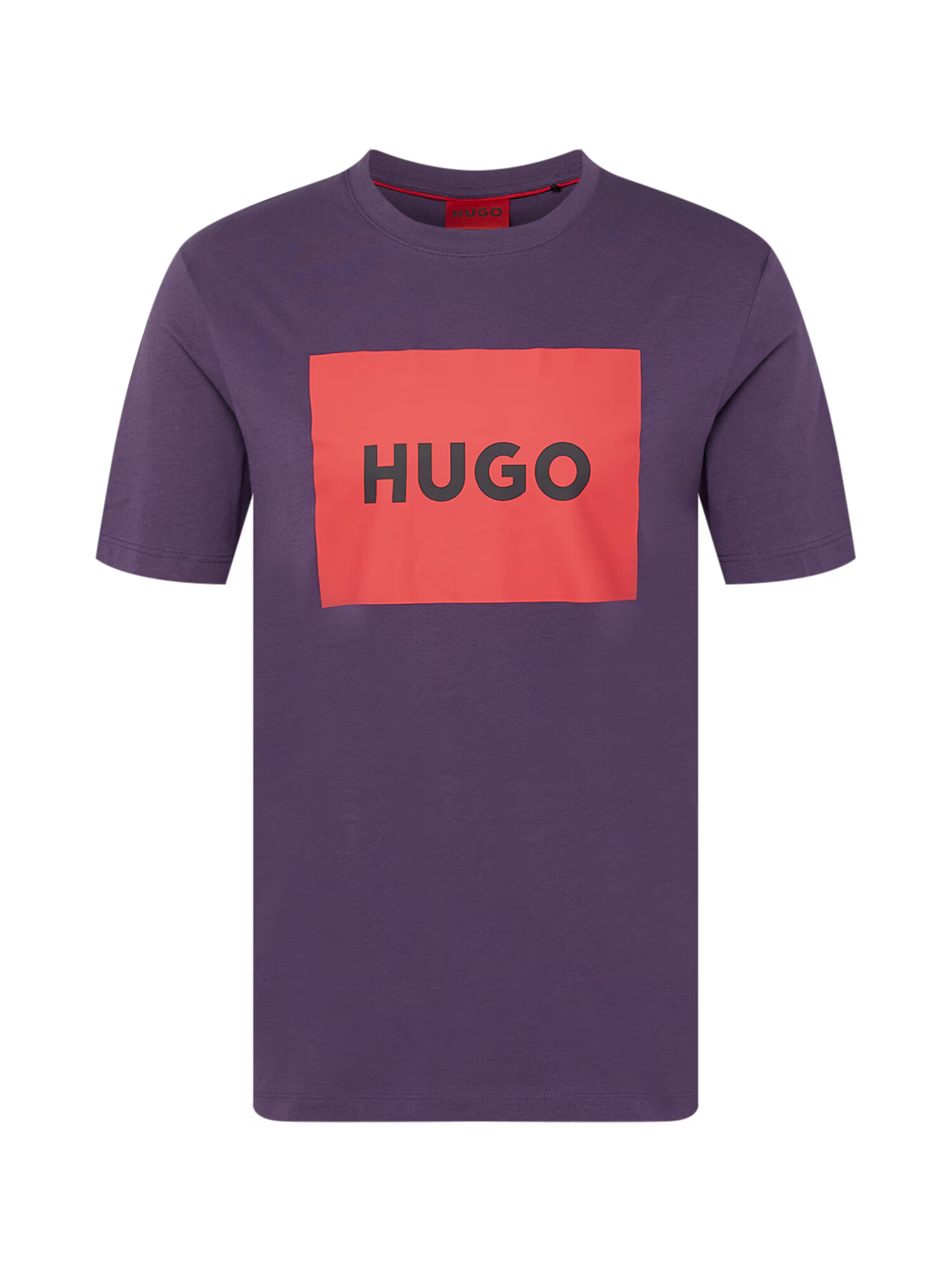 HUGO Tricou 'Dulive' mov vânătă / roșu deschis / negru - Pled.ro