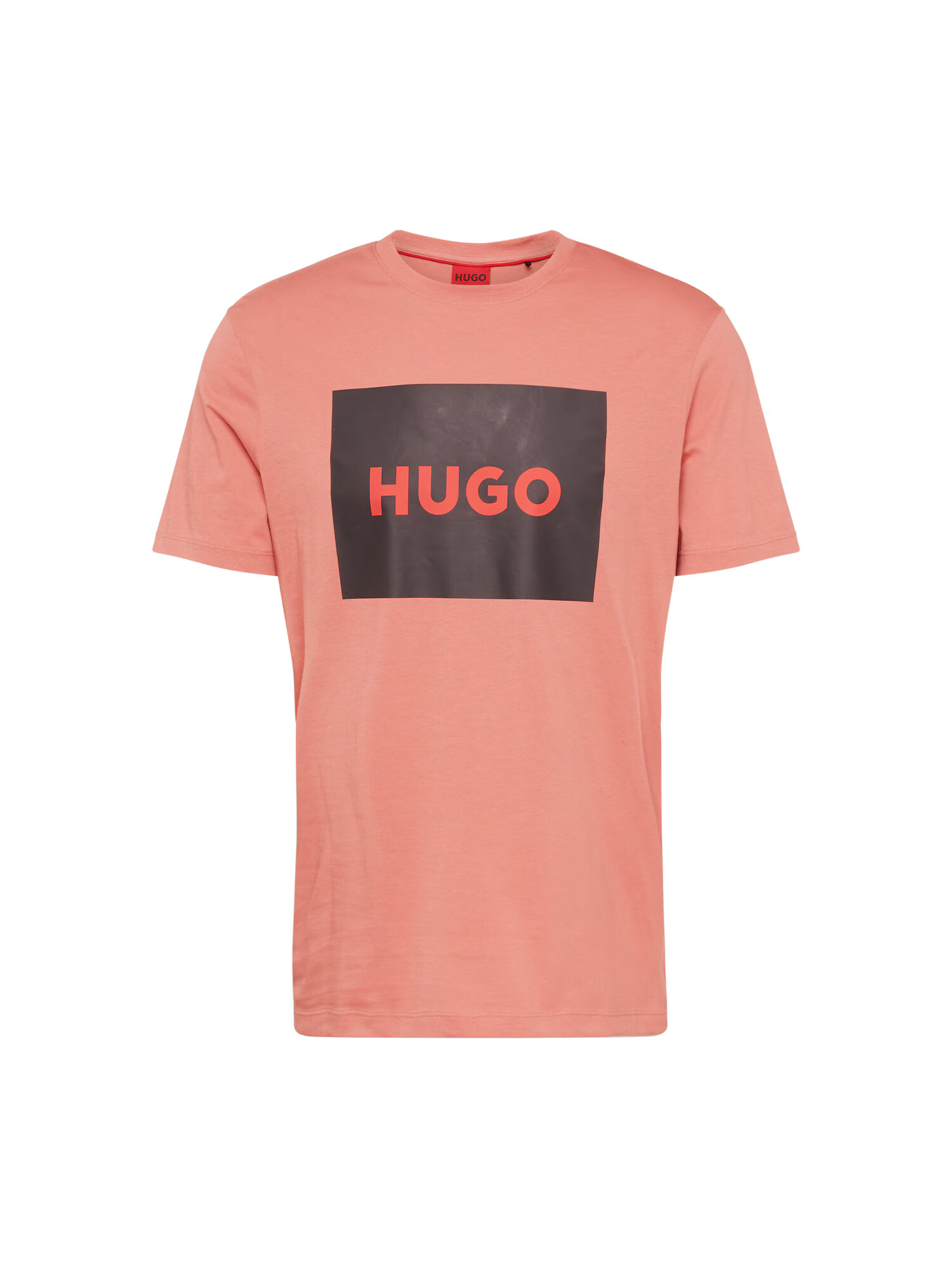 HUGO Tricou 'Dulive' roz / roșu / negru - Pled.ro