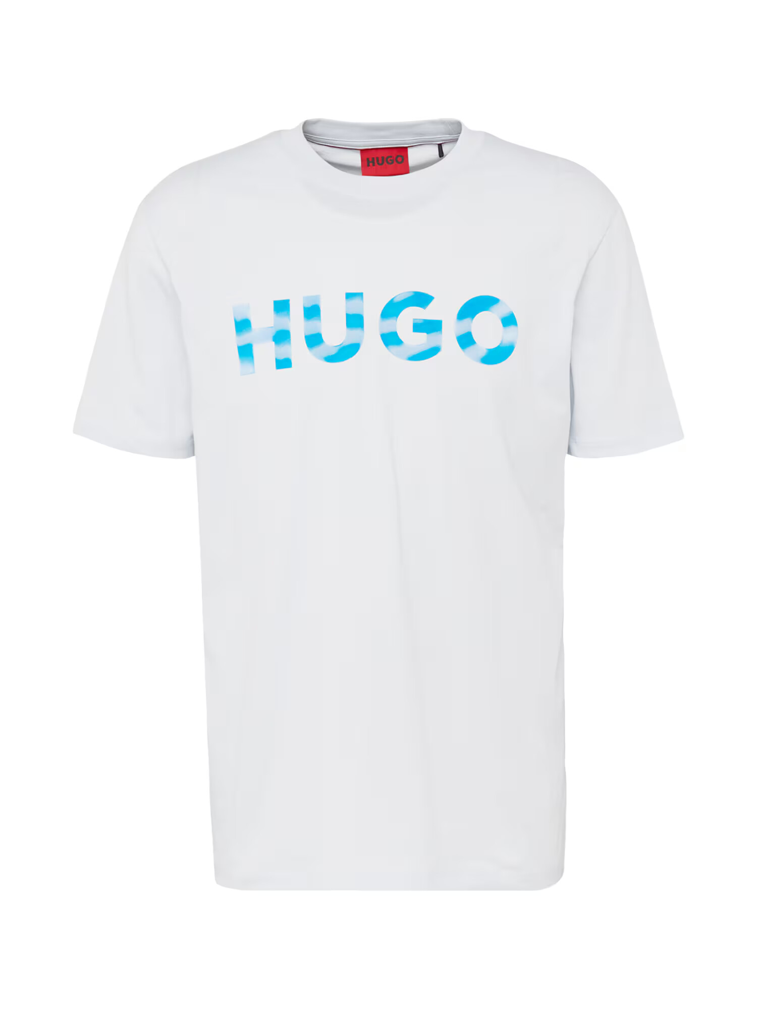 HUGO Tricou 'Dulivio' albastru deschis / gri deschis - Pled.ro