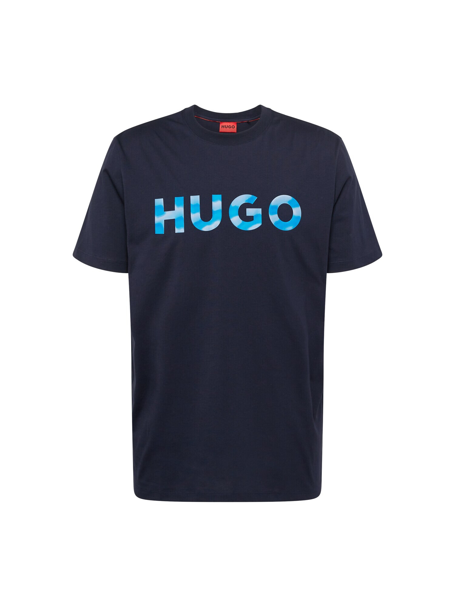 HUGO Tricou 'Dulivio' azur / azuriu / albastru închis - Pled.ro