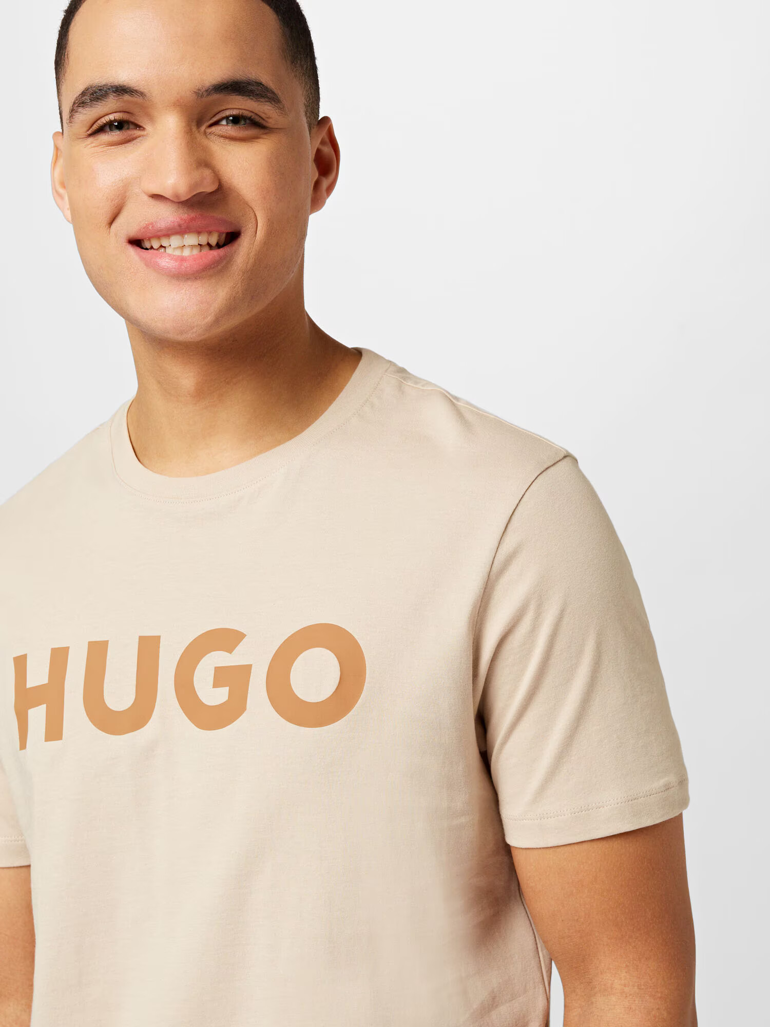 HUGO Tricou 'Dulivio' bej / nisipiu - Pled.ro