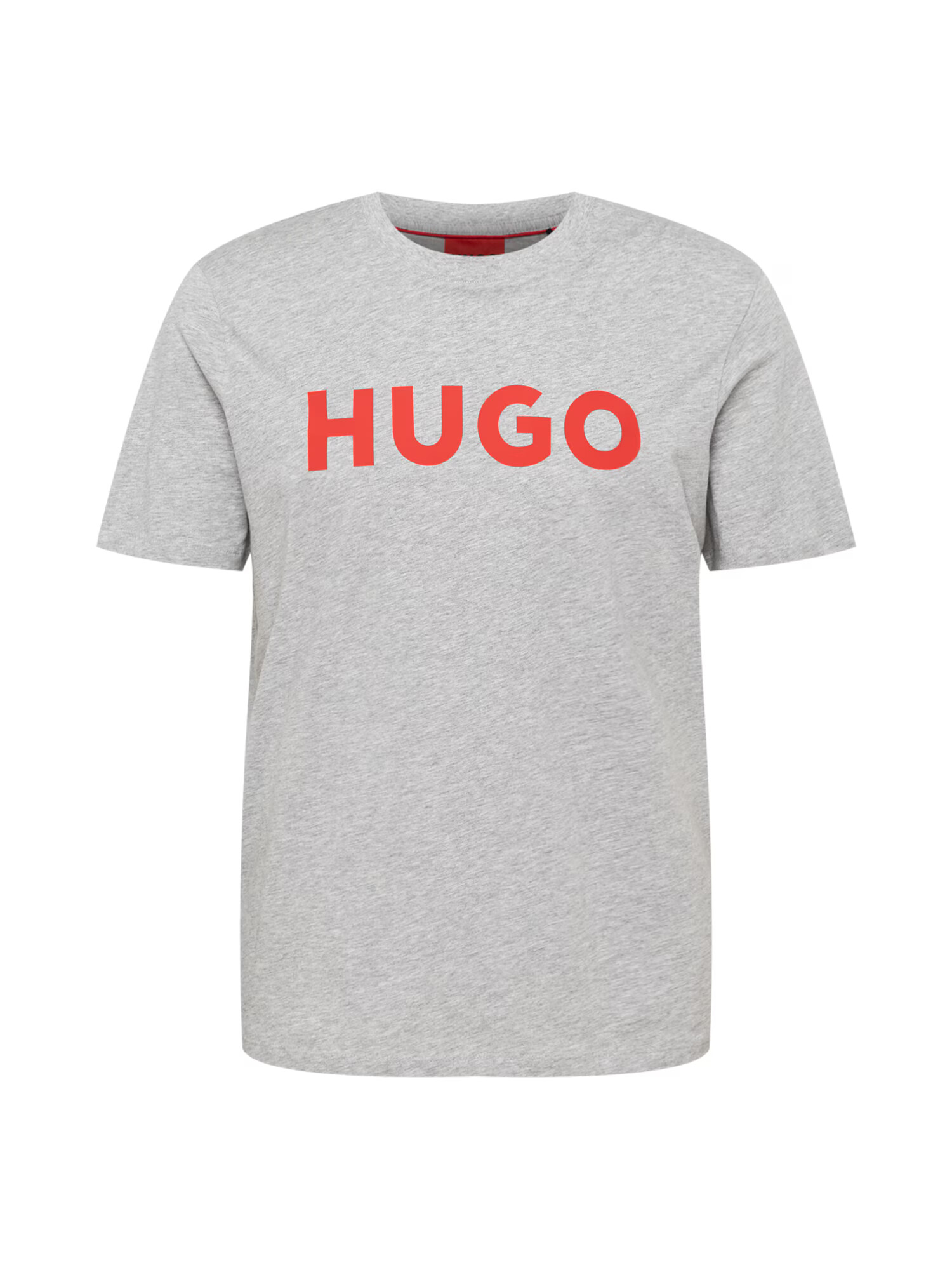 HUGO Tricou 'Dulivio' gri / roșu deschis - Pled.ro