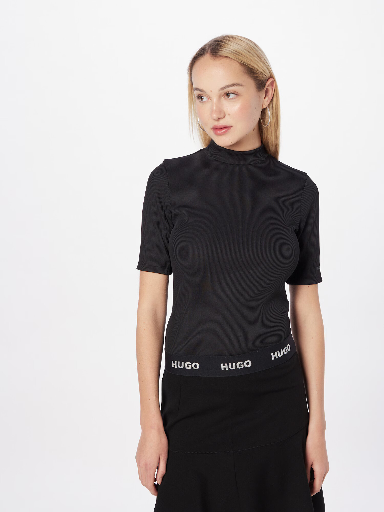 HUGO Red Tricou negru - Pled.ro