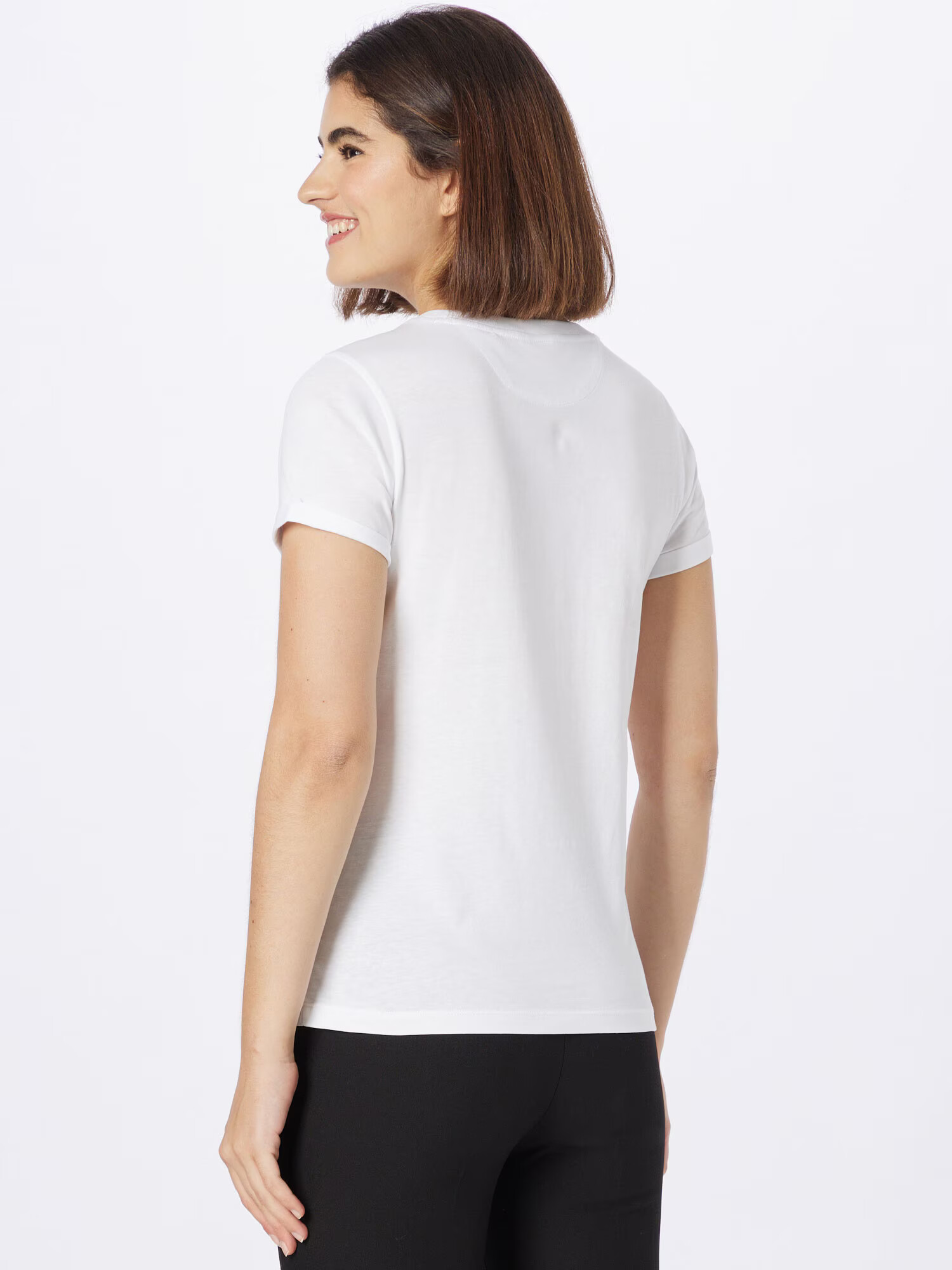 HUGO Tricou 'Slim Tee' alb - Pled.ro