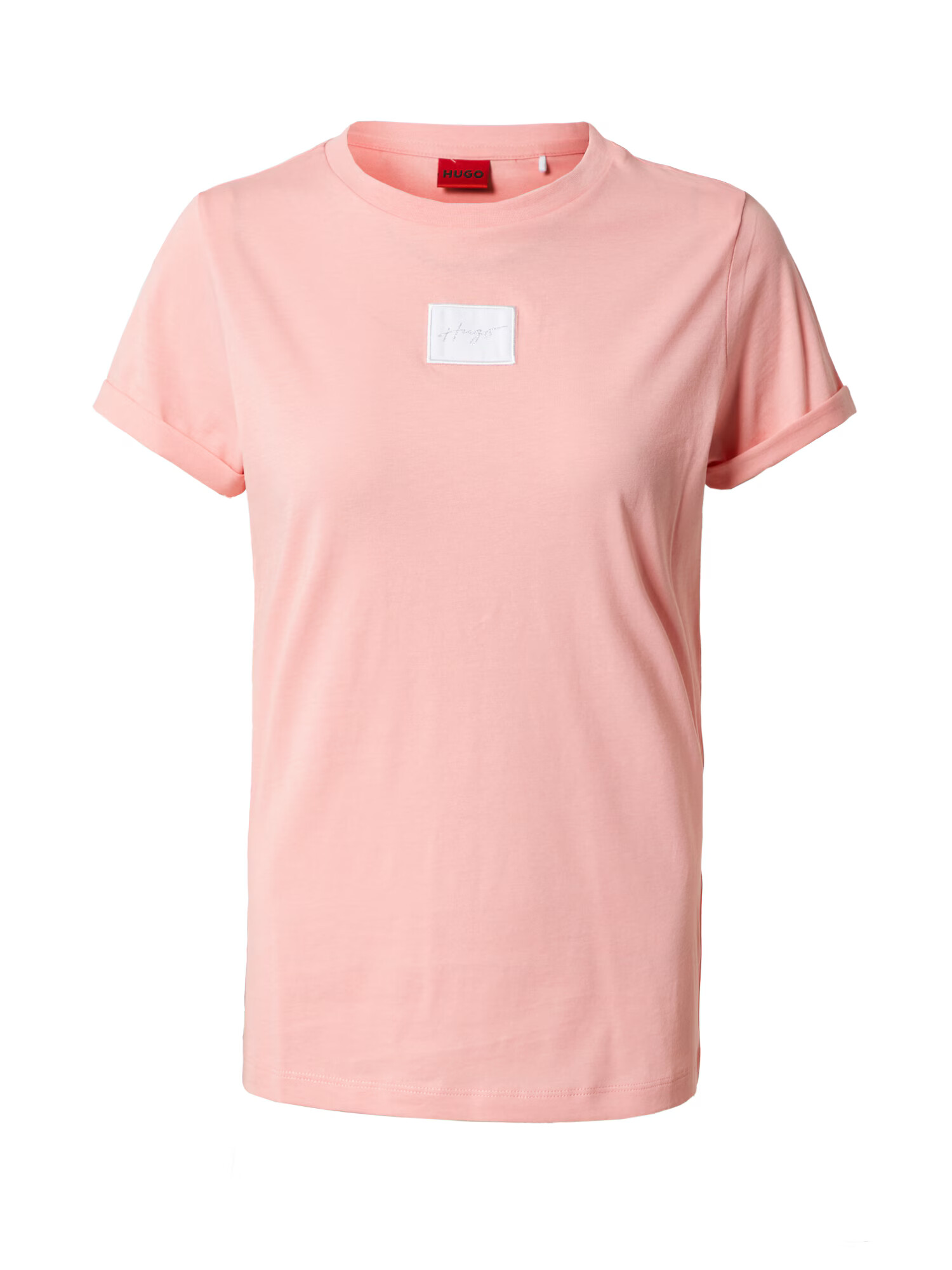 HUGO Tricou 'Slim Tee' roz - Pled.ro