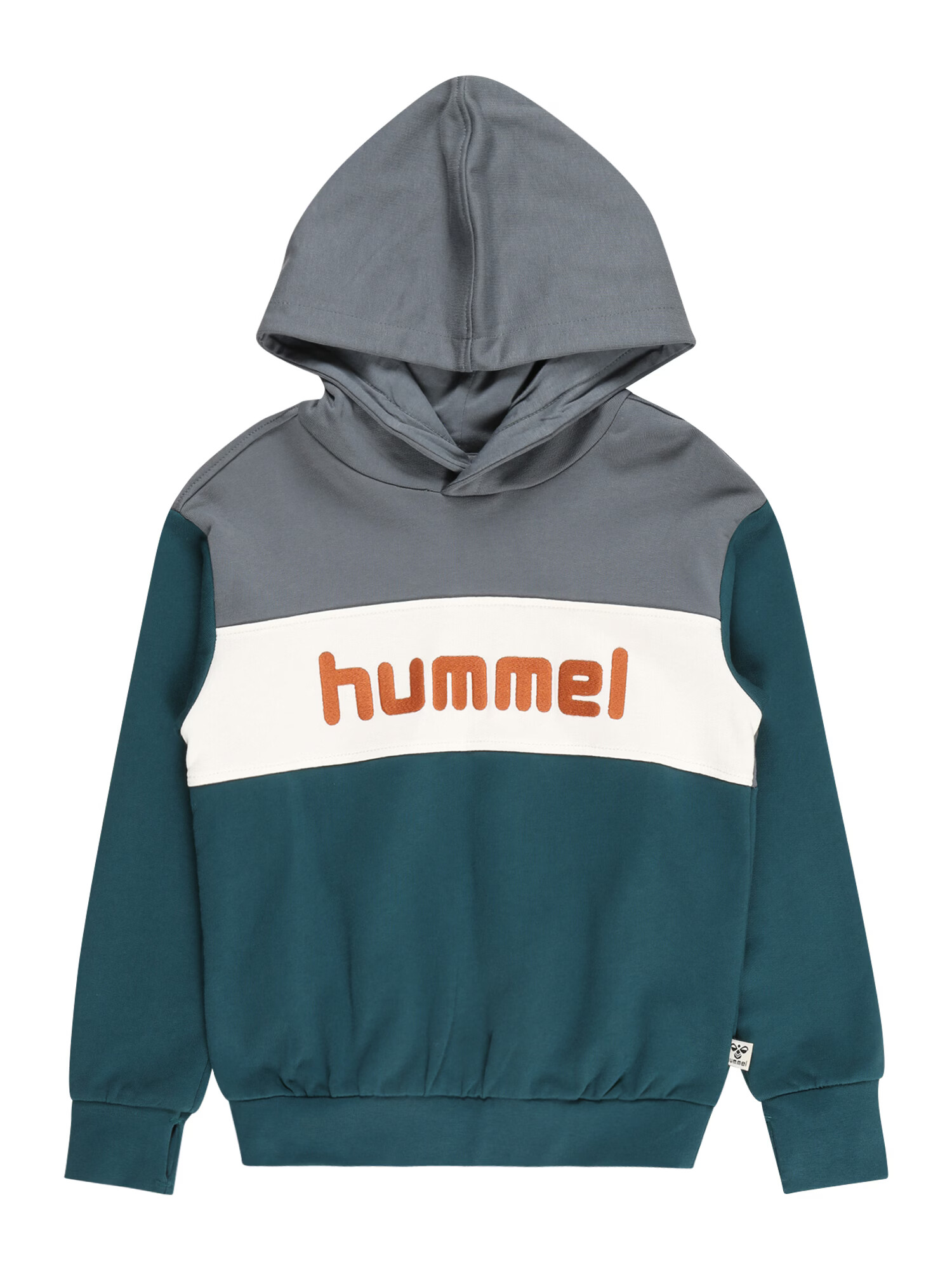 Hummel Bluză de molton bej / maro / gri bazalt / verde petrol - Pled.ro