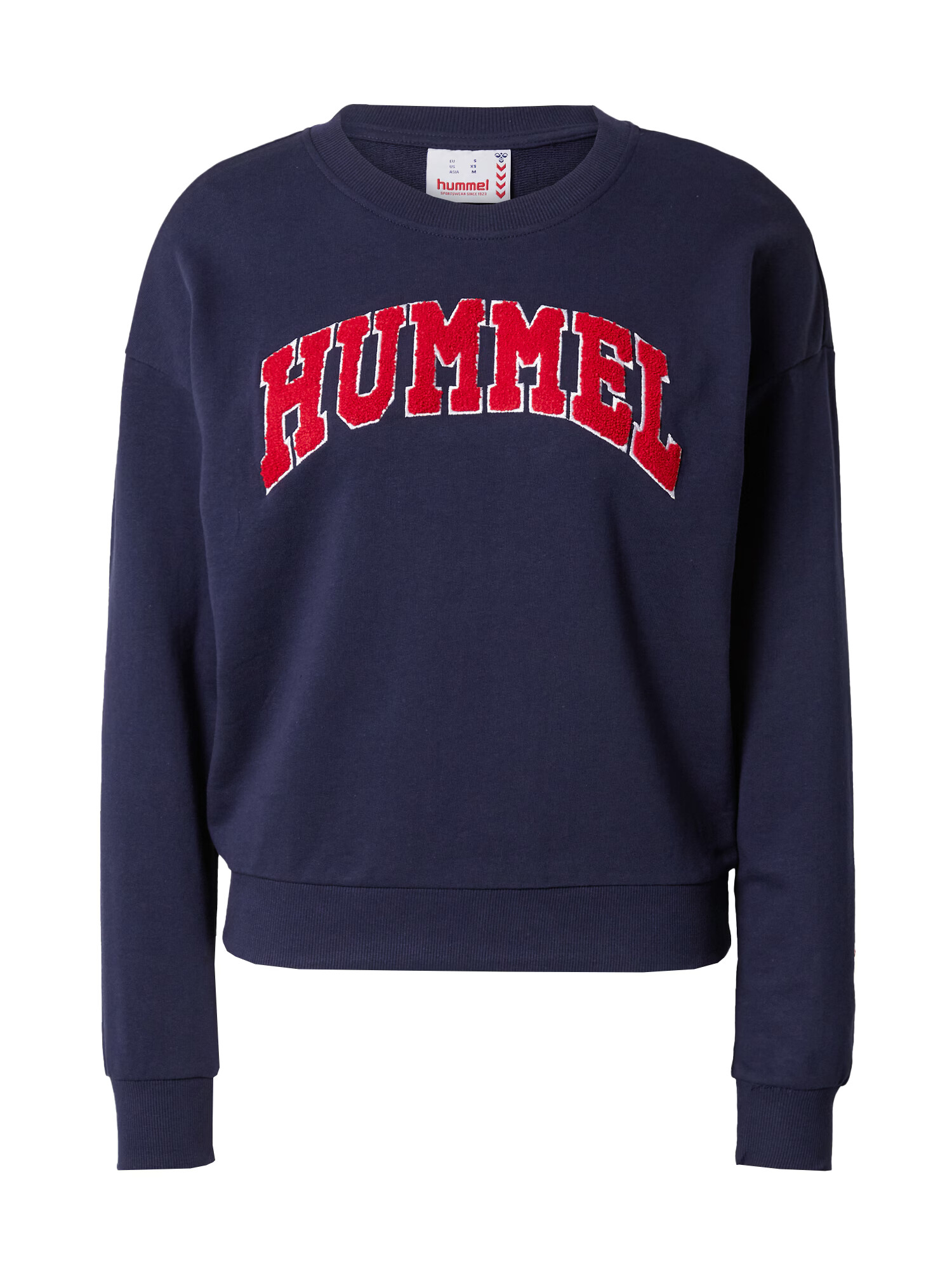 Hummel Bluză de molton 'Billie' bleumarin / roșu - Pled.ro