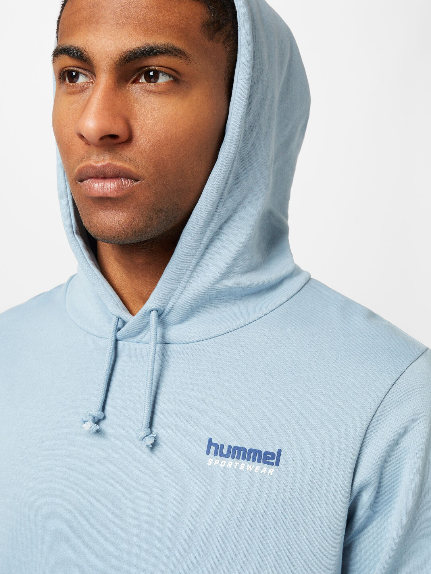 Hummel Bluză de molton 'Gabe' bleumarin / albastru deschis / alb - Pled.ro