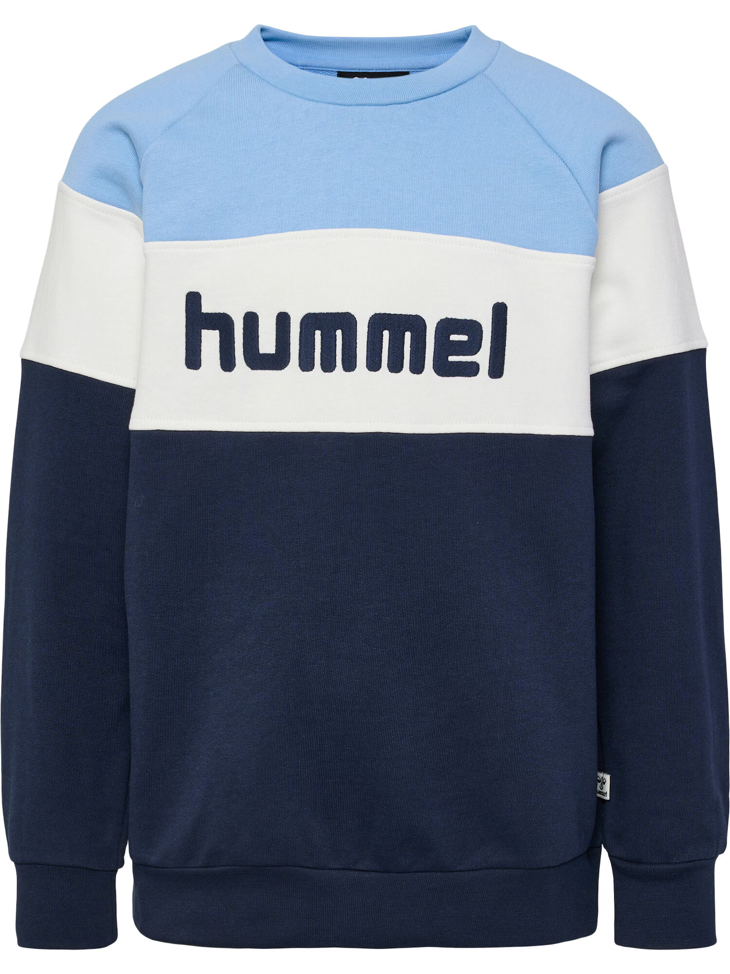 Hummel Bluză de molton 'Claes' albastru deschis / albastru închis / alb - Pled.ro